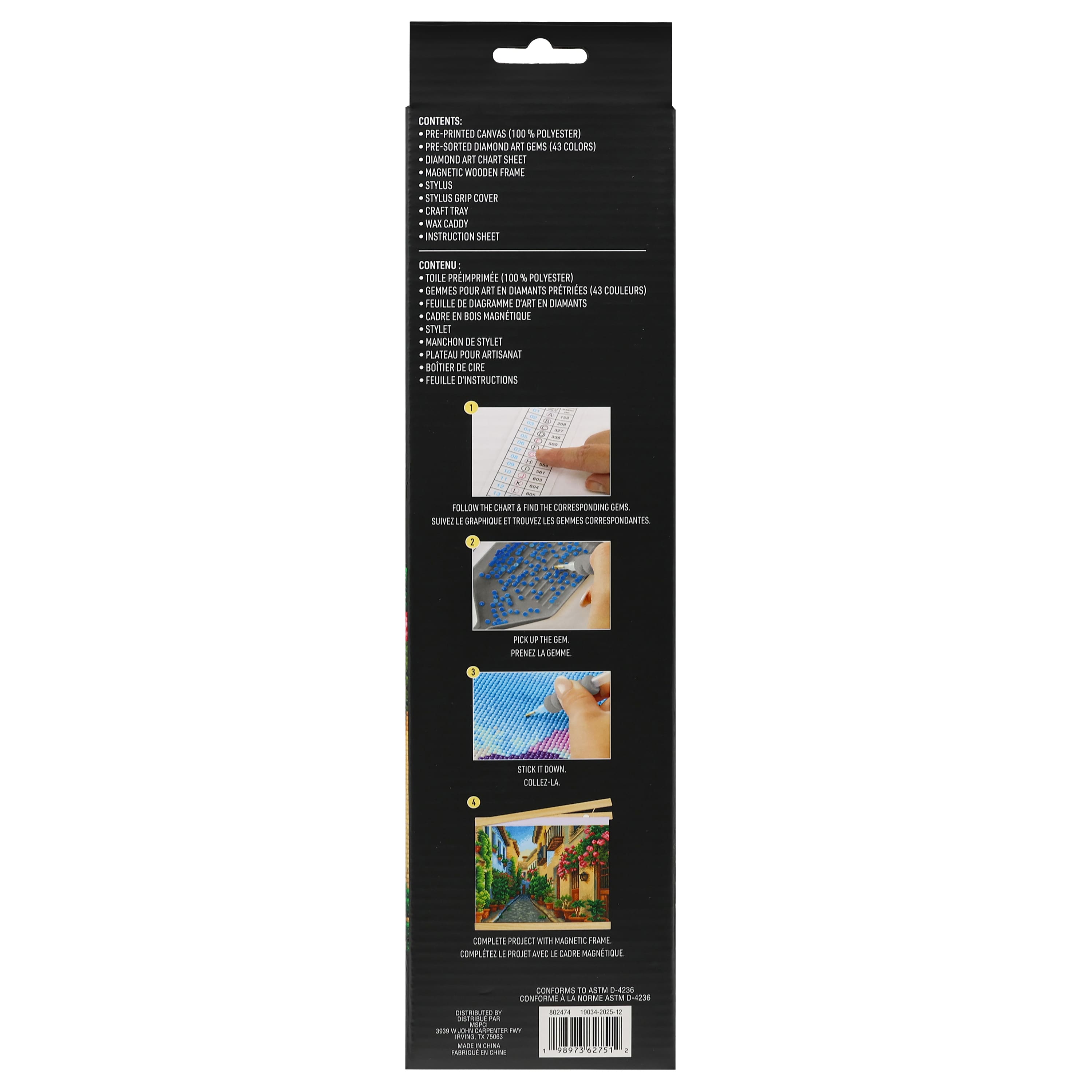 11" x 14" Flower Alley Diamond Art Kit by Make Market®