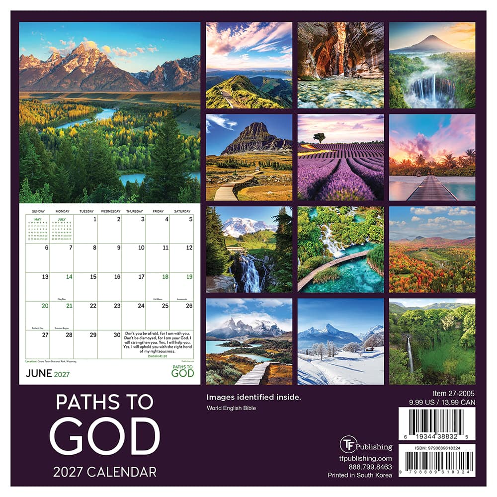 2027 Paths to God Mini Calendar
