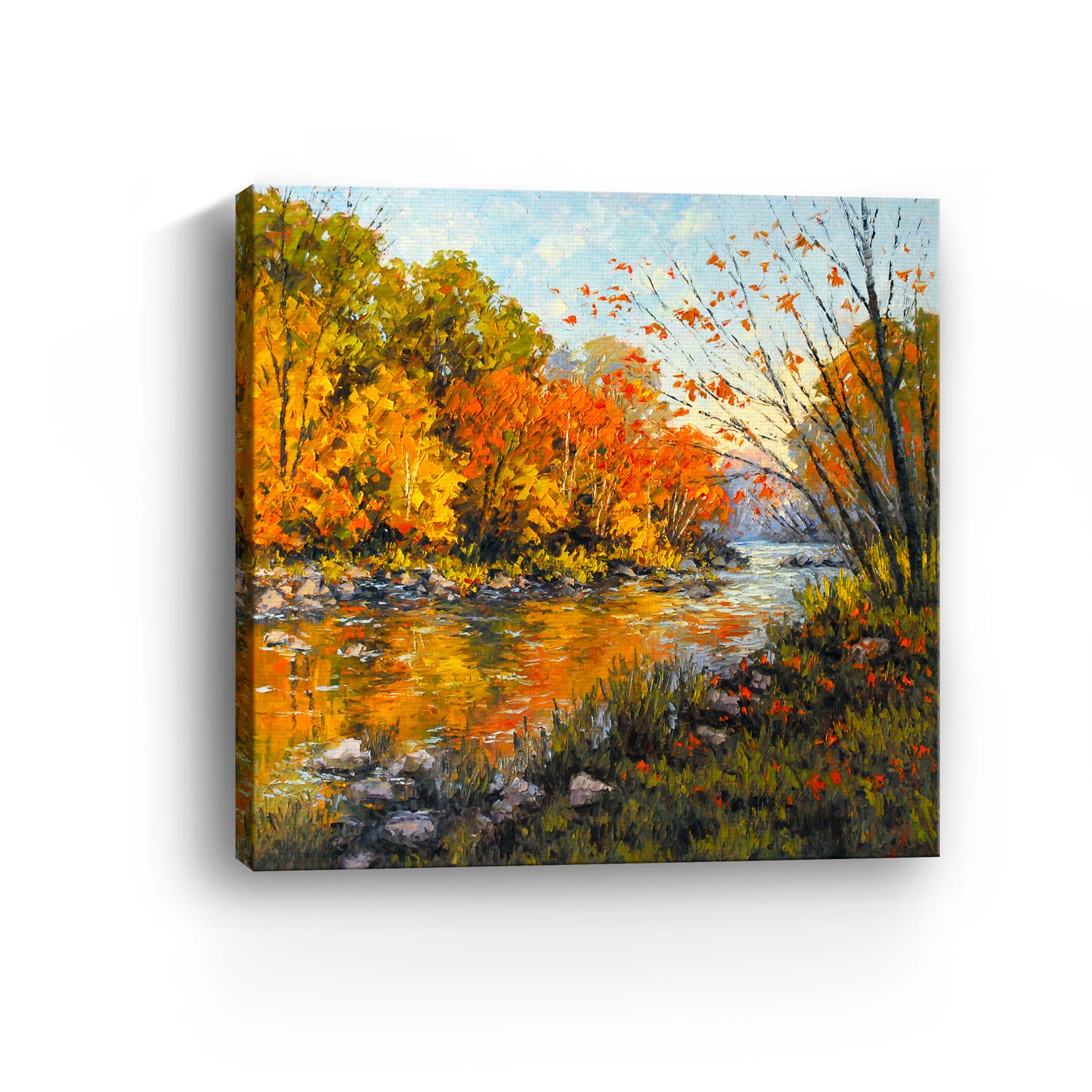 Lumaprints Fall Creek Canvas Giclée Art