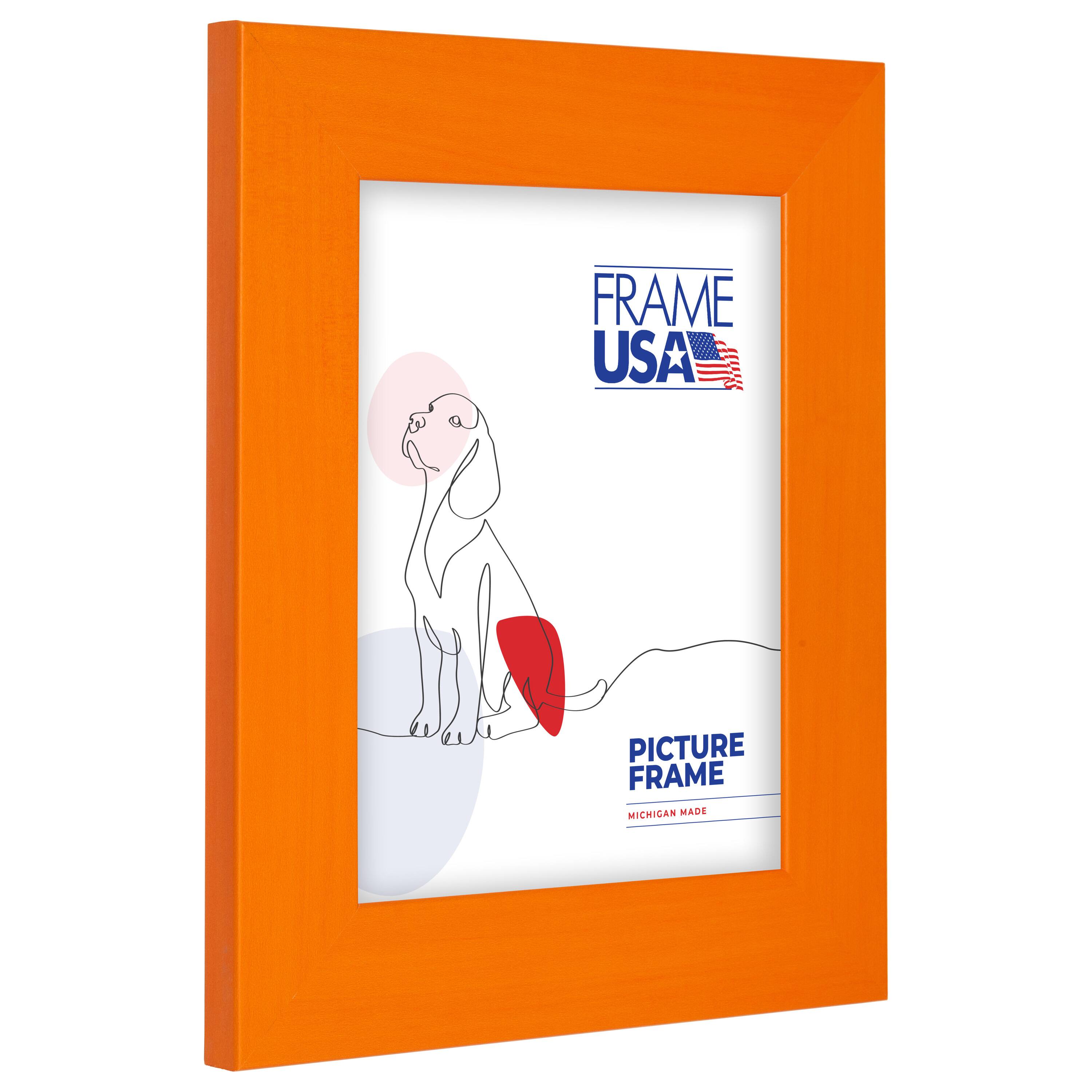 Frame USA Colori Large Orange Single Image Picture Frame