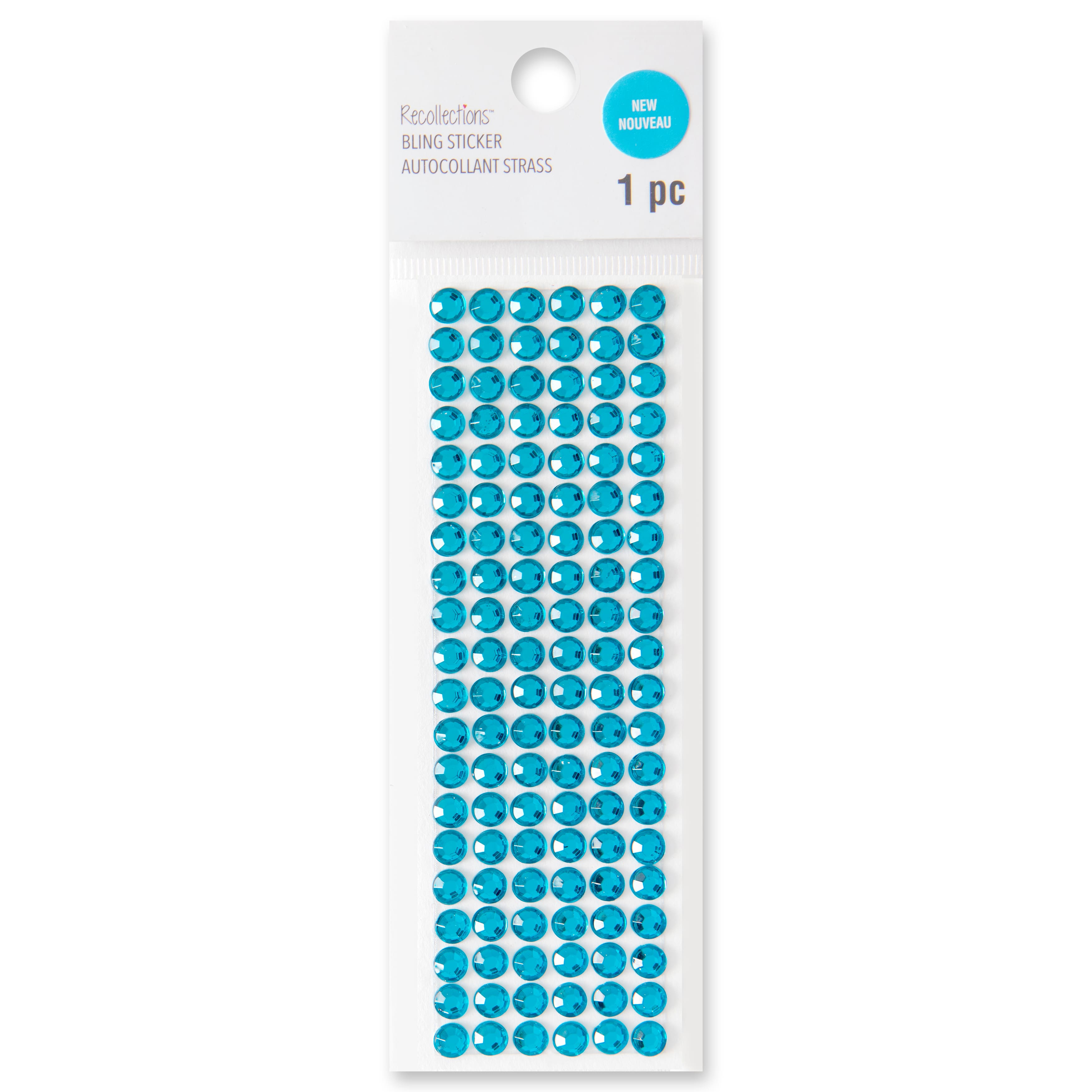 12 Pack: Teal Bling Sticker by Recollections™