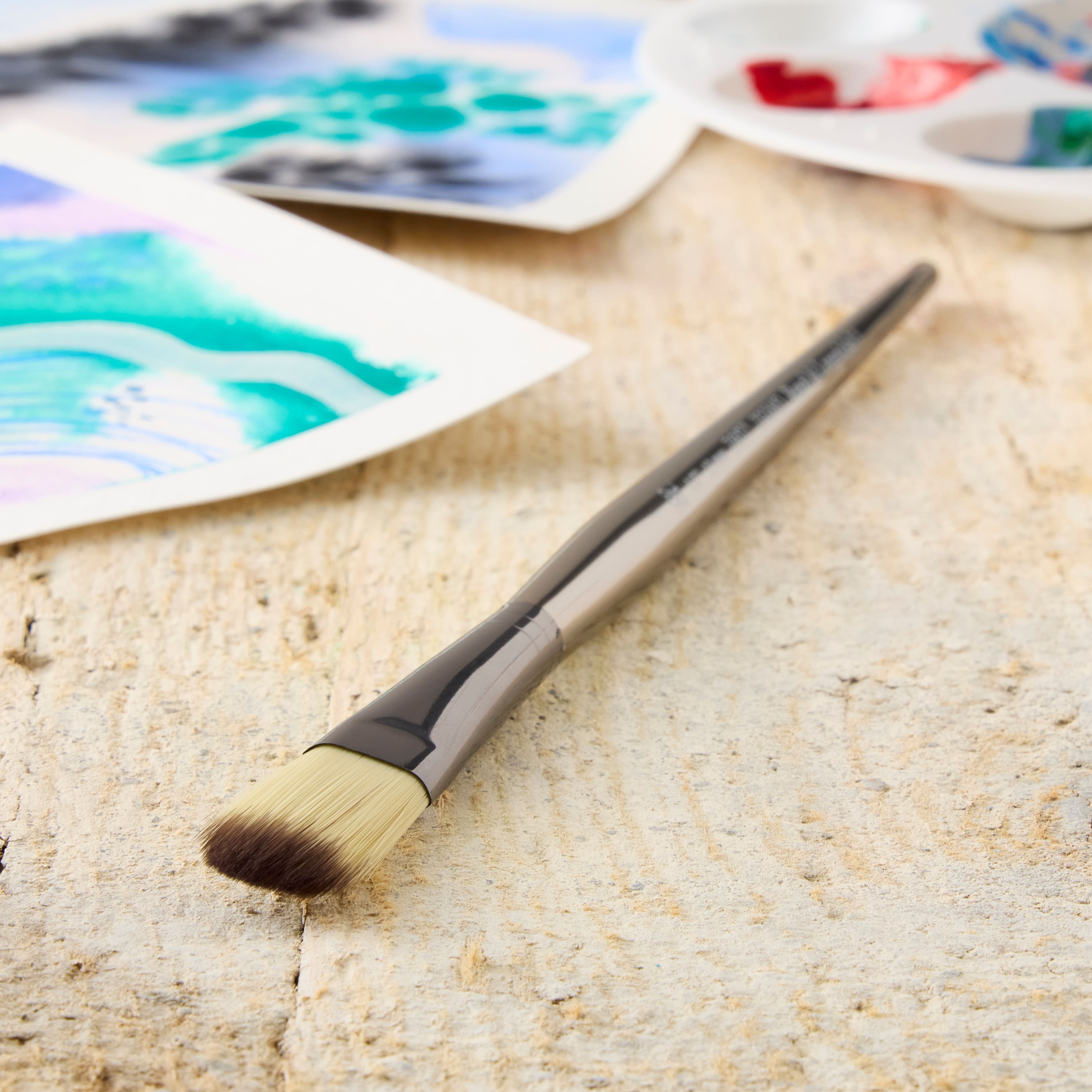 12 Pack: Zen™ Series 93 Short Handle Oval Wash Brush