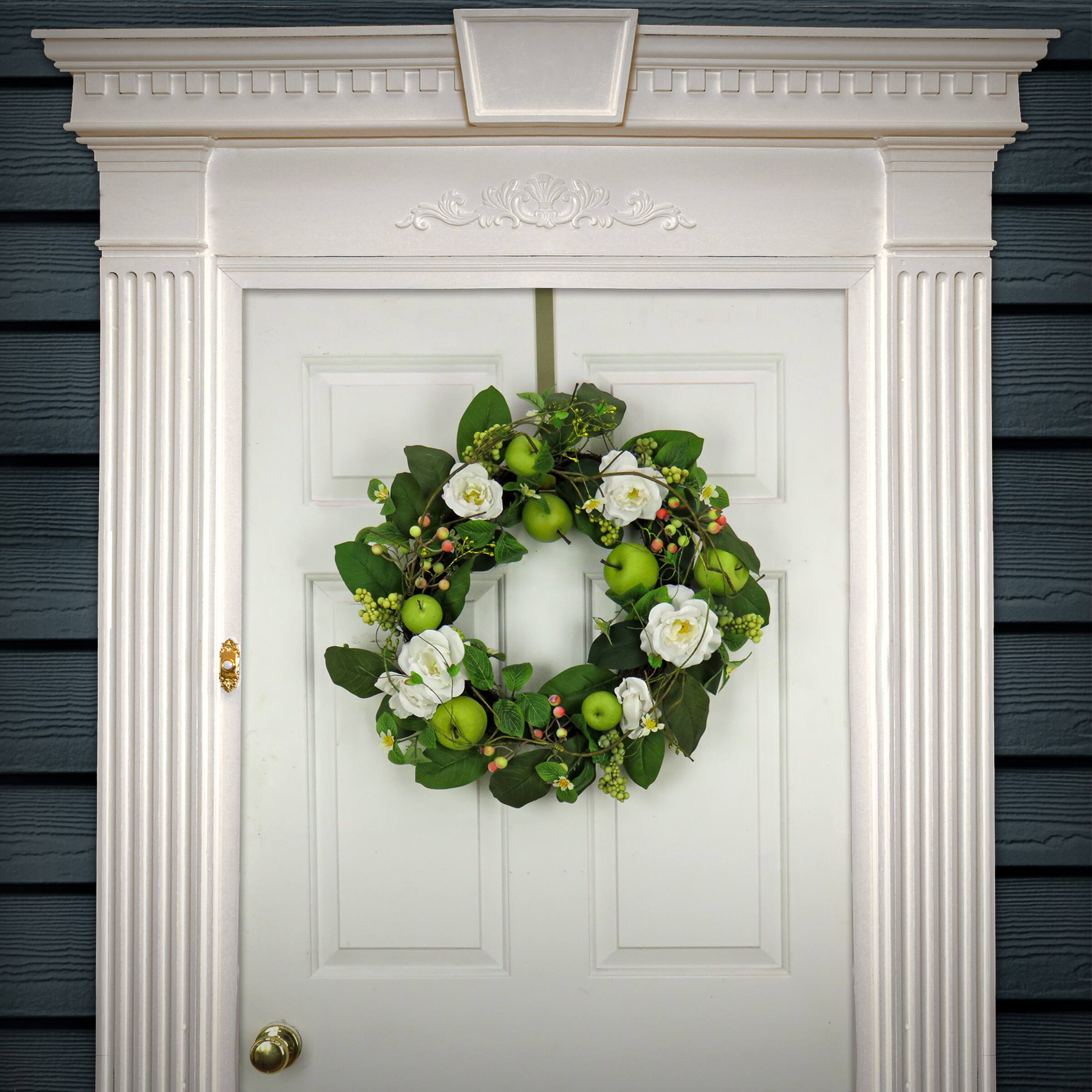 24'' Rose and Apples Wreath