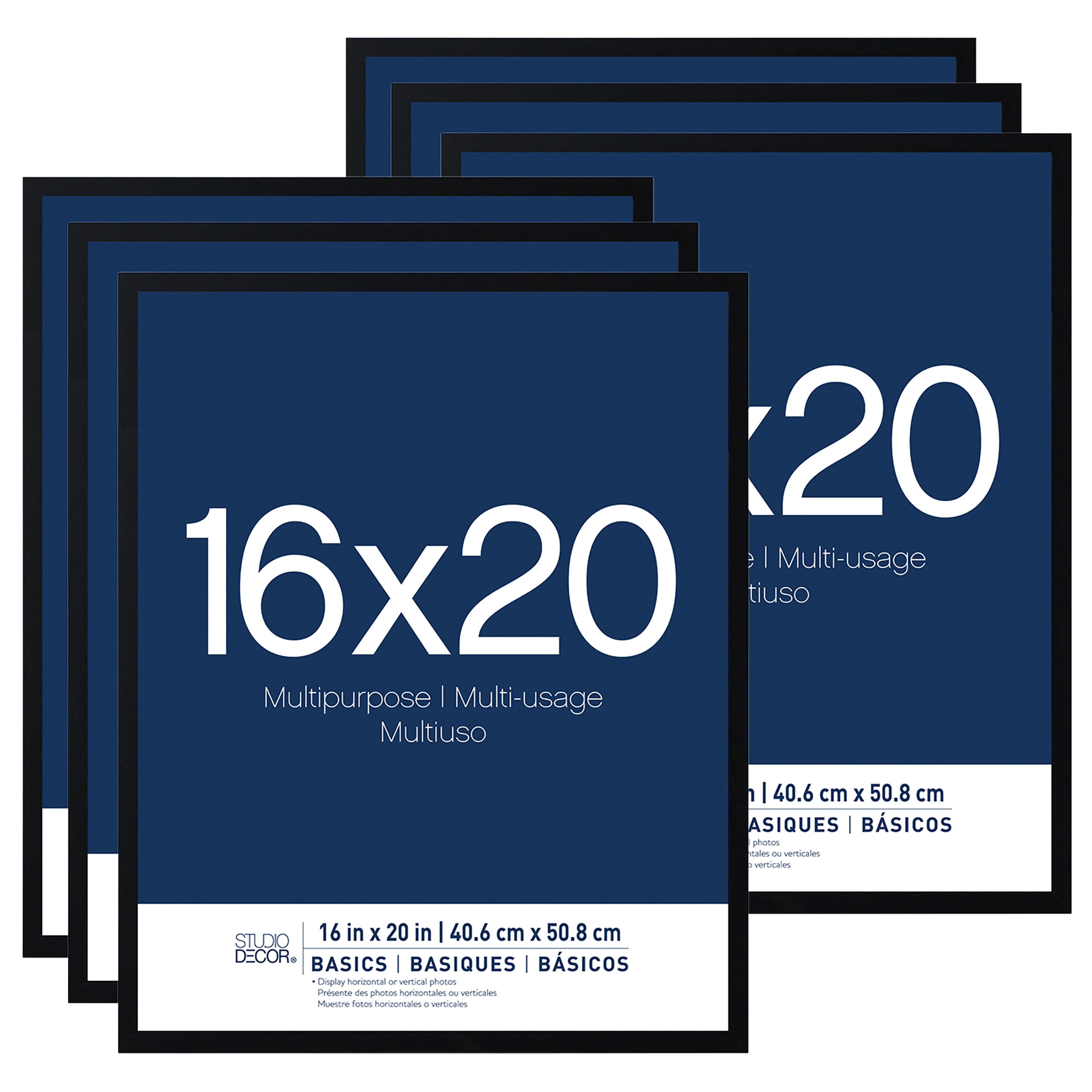 6 Pack: Black Multipurpose Frame, Basics by Studio Décor®