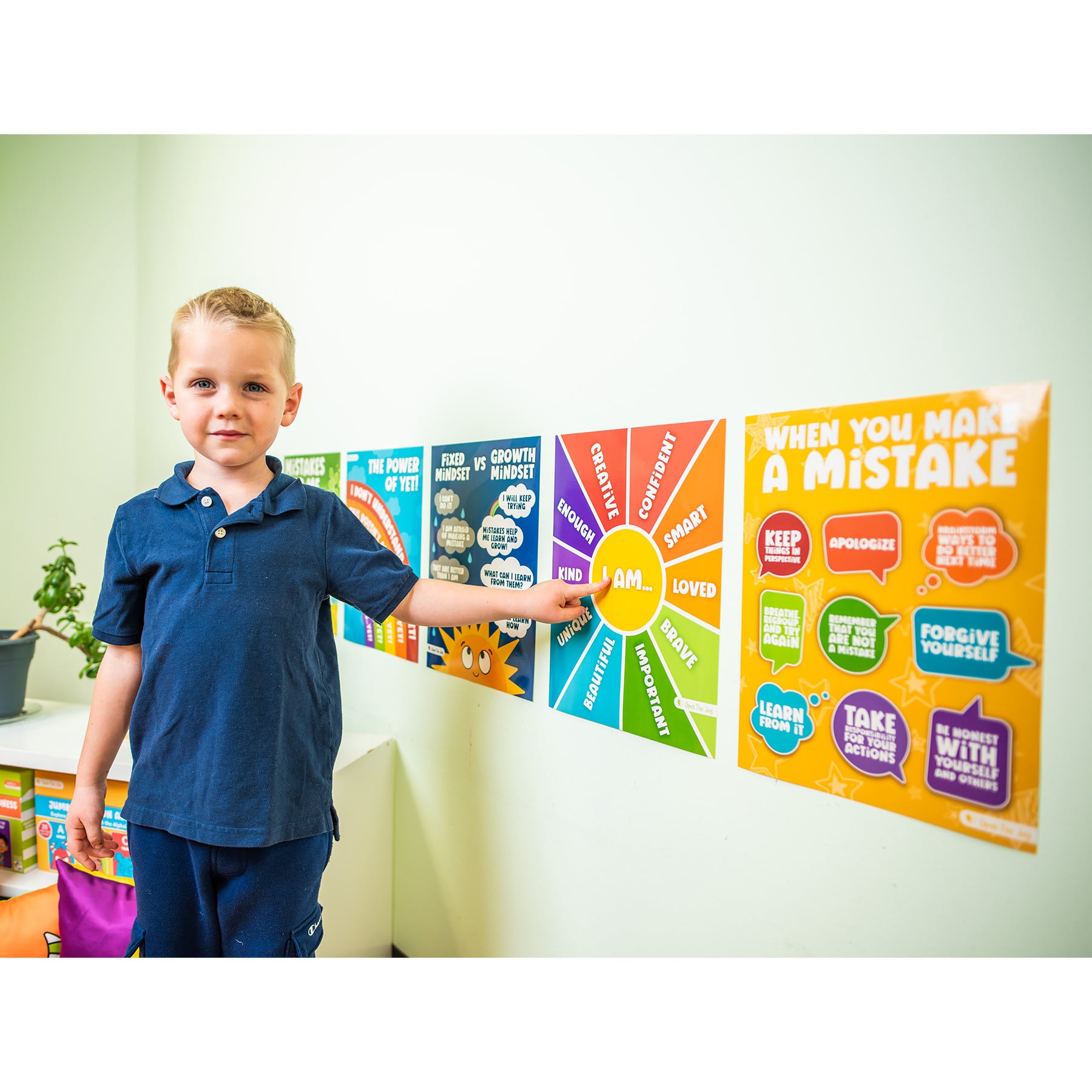 Open the Joy 14" x 11" Growth Mindset Posters, 5ct.