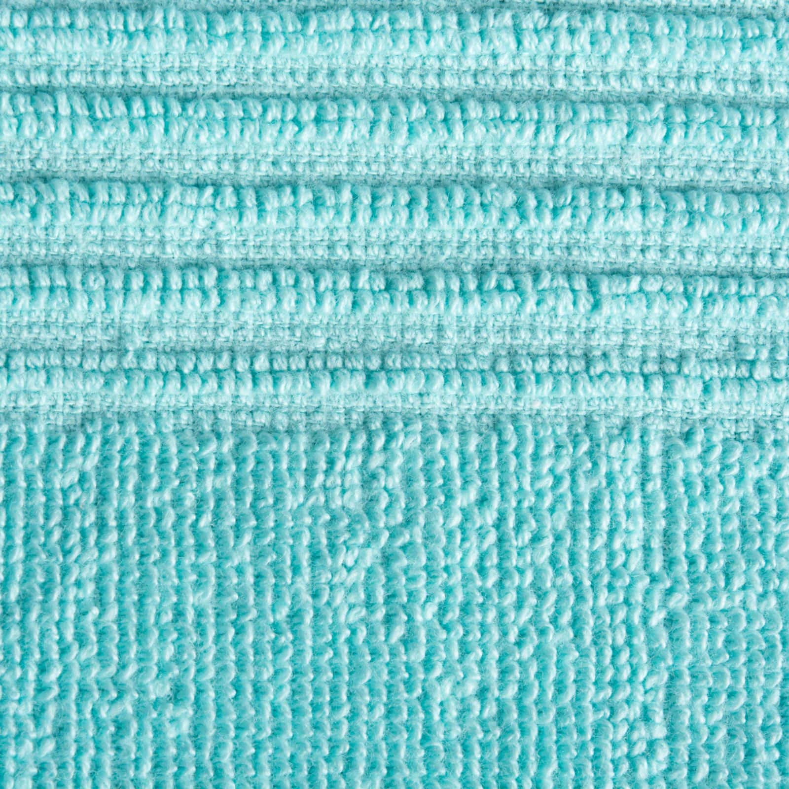 DII® Aqua & White Ribbed Terry Dishtowel Set