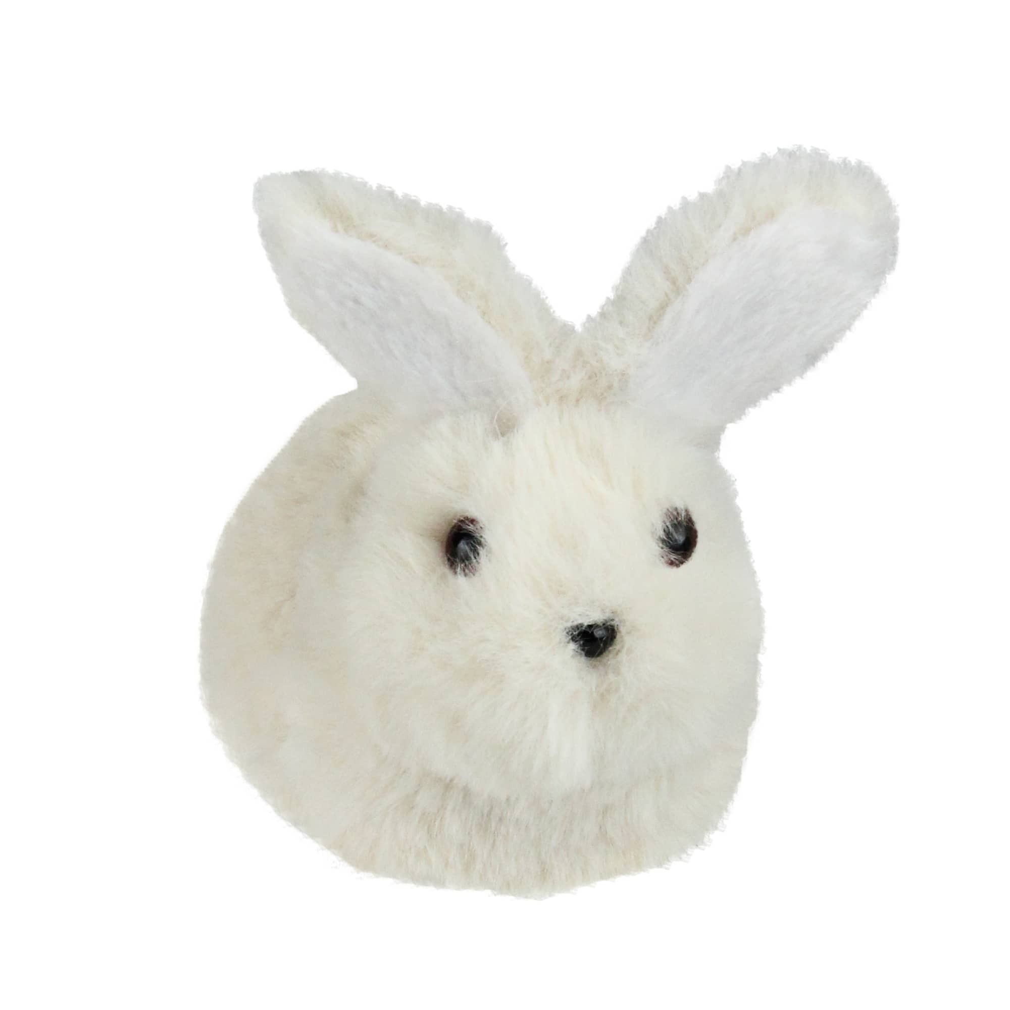 5" Beige Plush Sitting Easter Bunny Figure