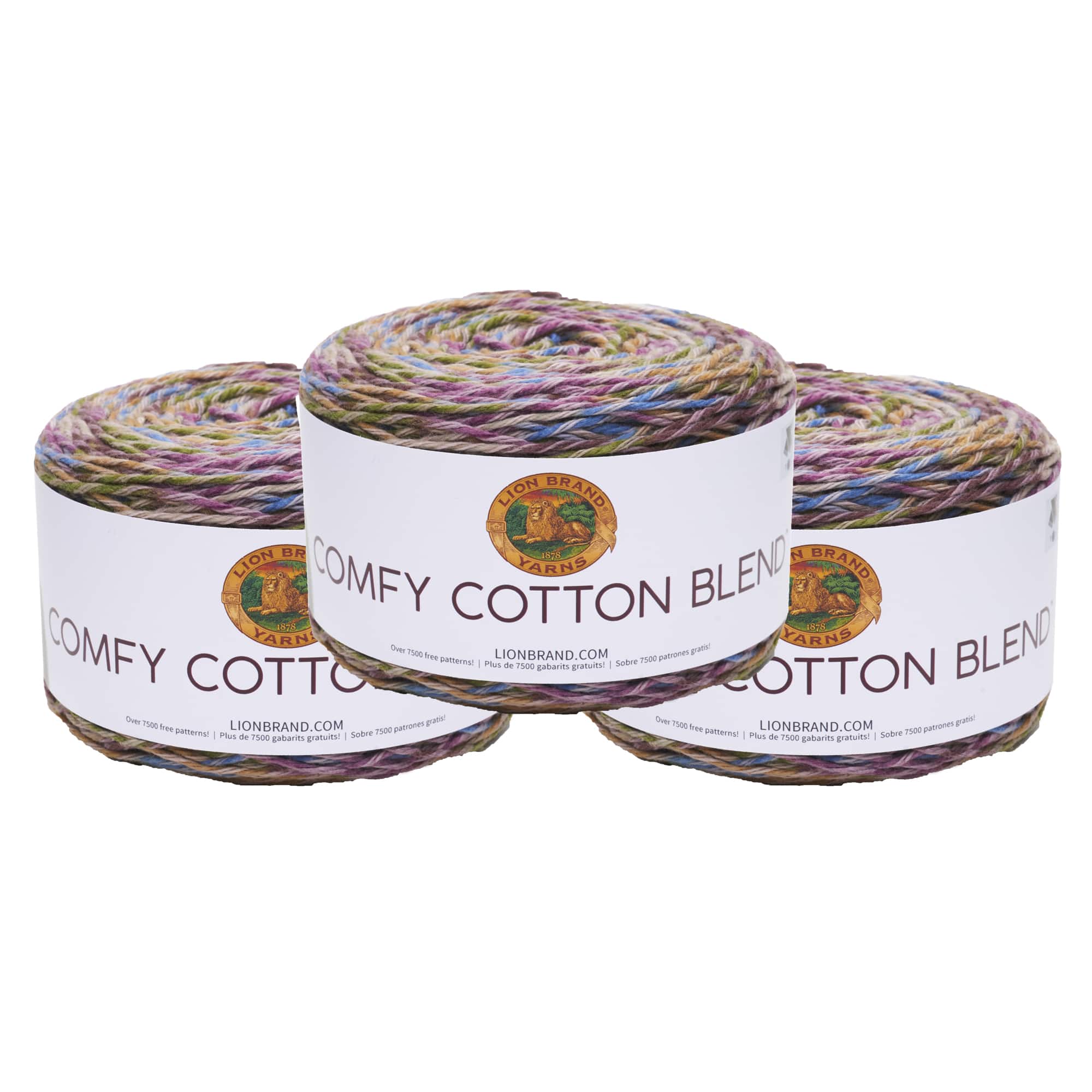 3 Pack Lion Brand® Comfy Cotton Blend Yarn