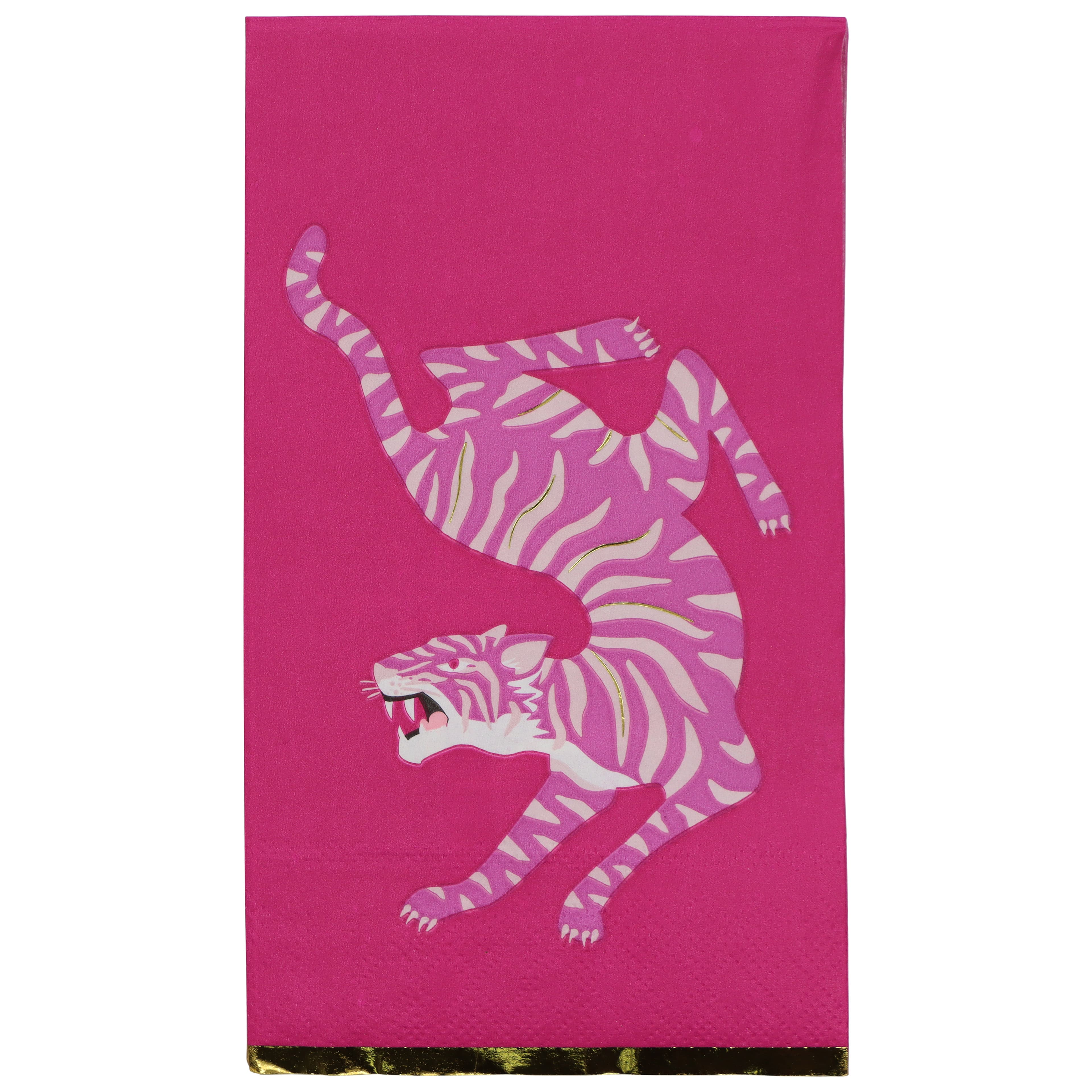 Pink Jungle Tiger Paper Guest Napkins, 20ct. by Celebrate It™