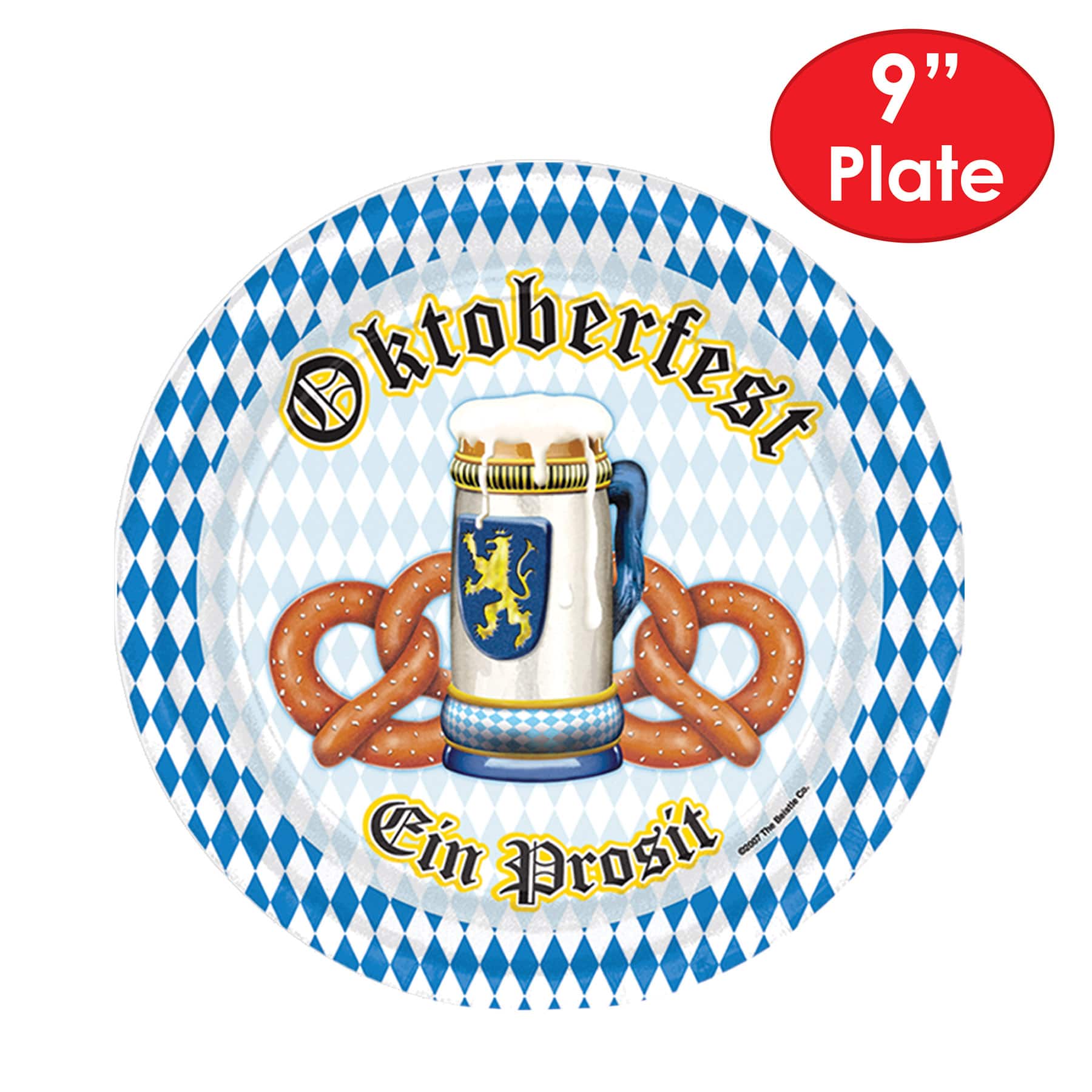 Beistle Oktoberfest Paper Plates, 16ct.