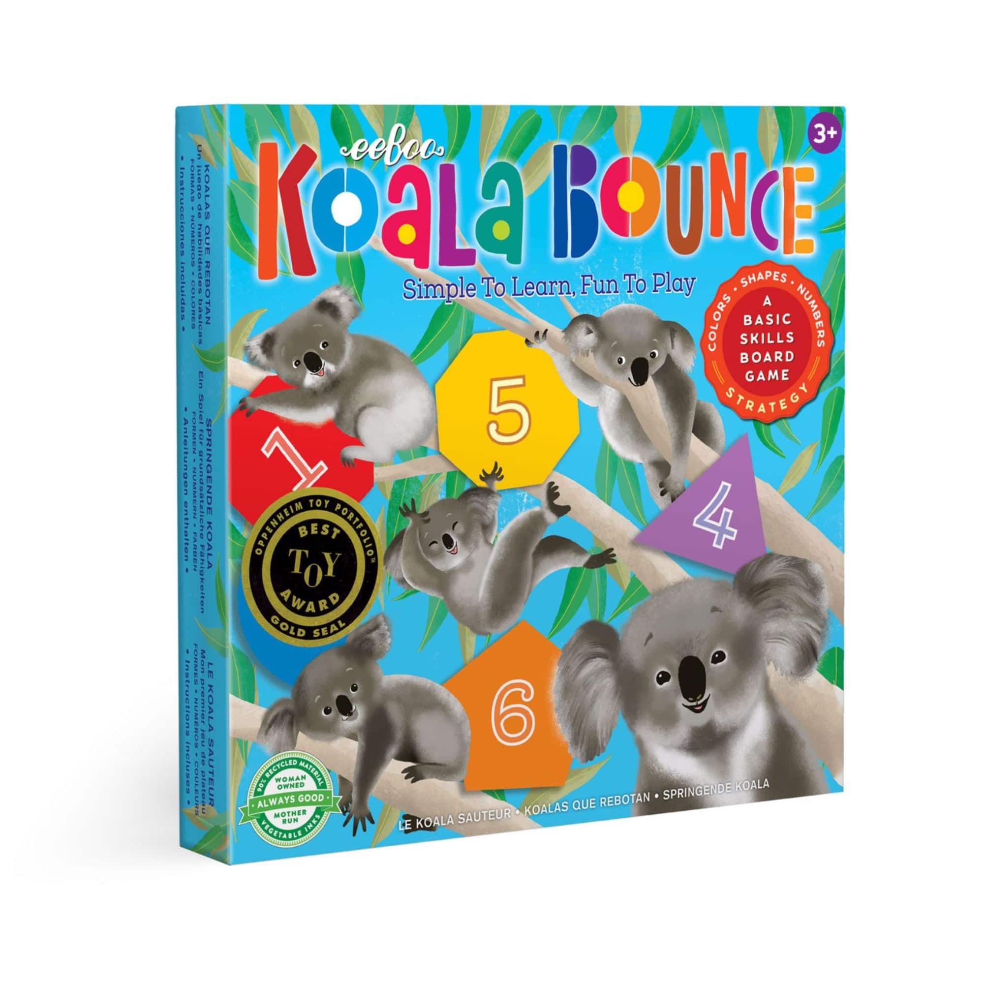 eeBoo Koala Bounce Board Game