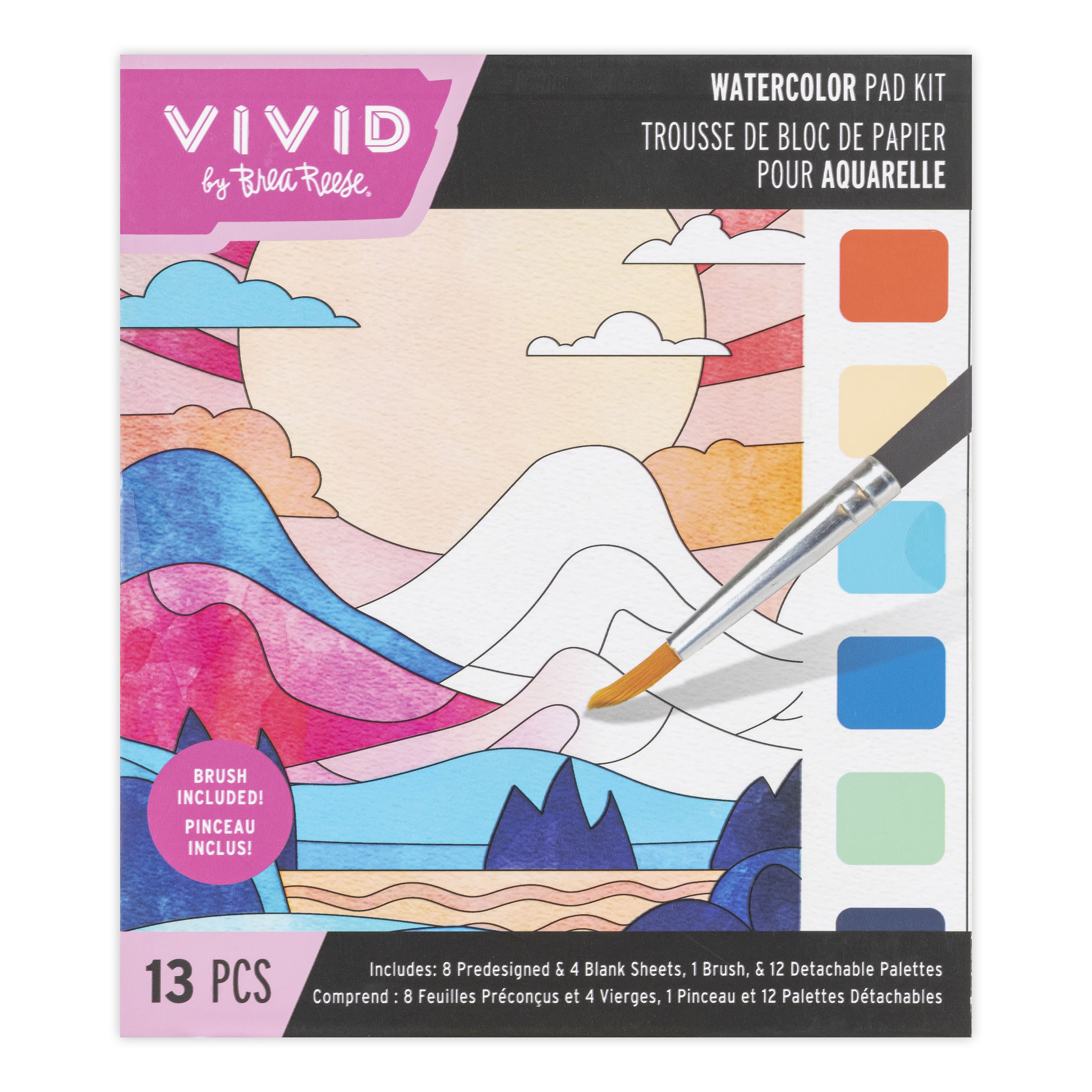 VIVID by Brea Reese® Nature Watercolor Pad Kit