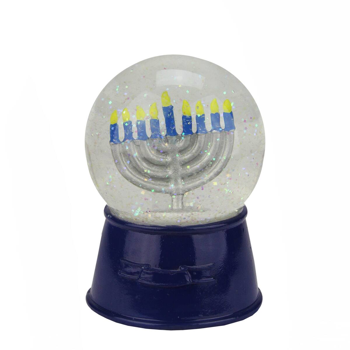 5.5" Hanukkah Menorah Snow Globe