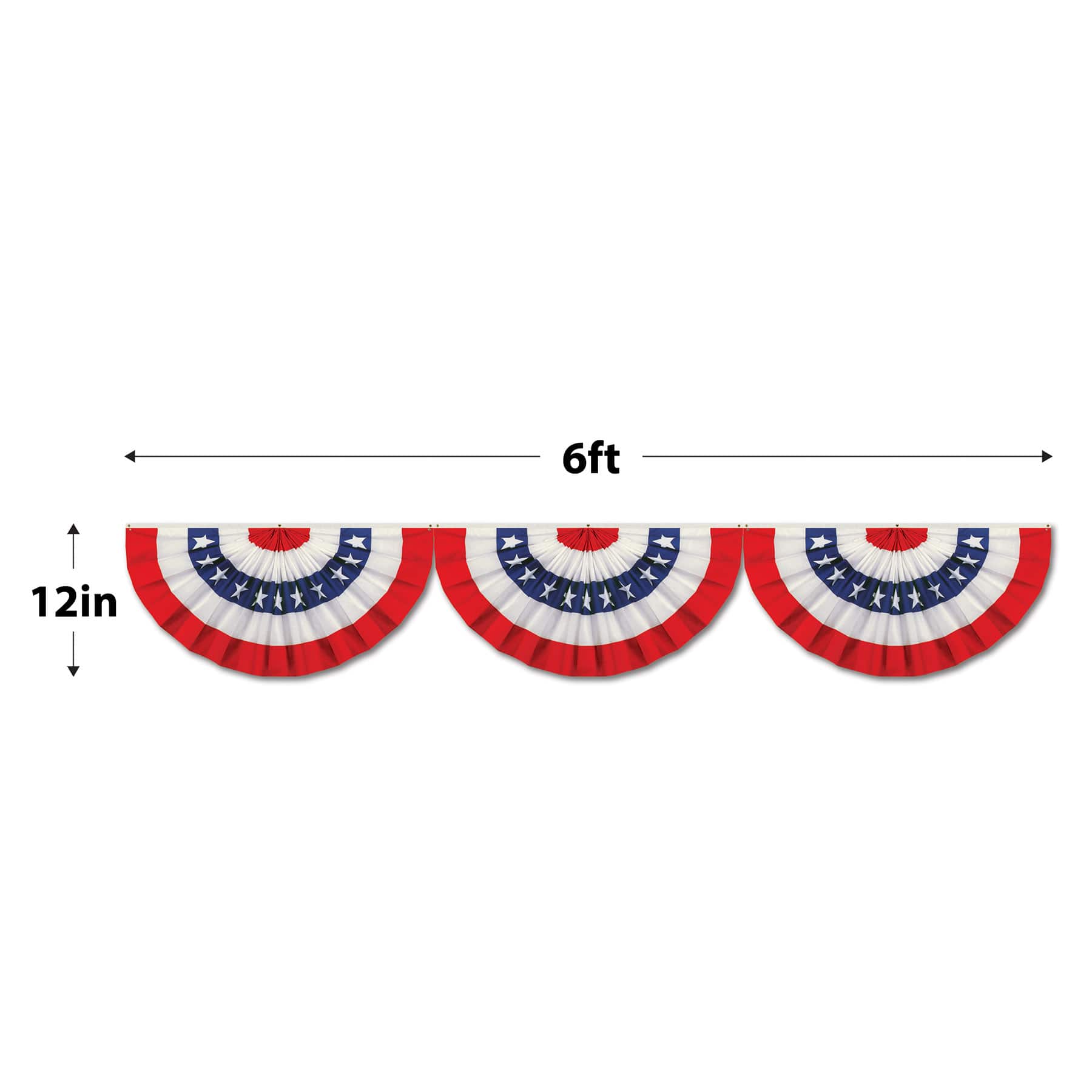 Beistle 6ft. Jointed Patriotic Bunting Cutout