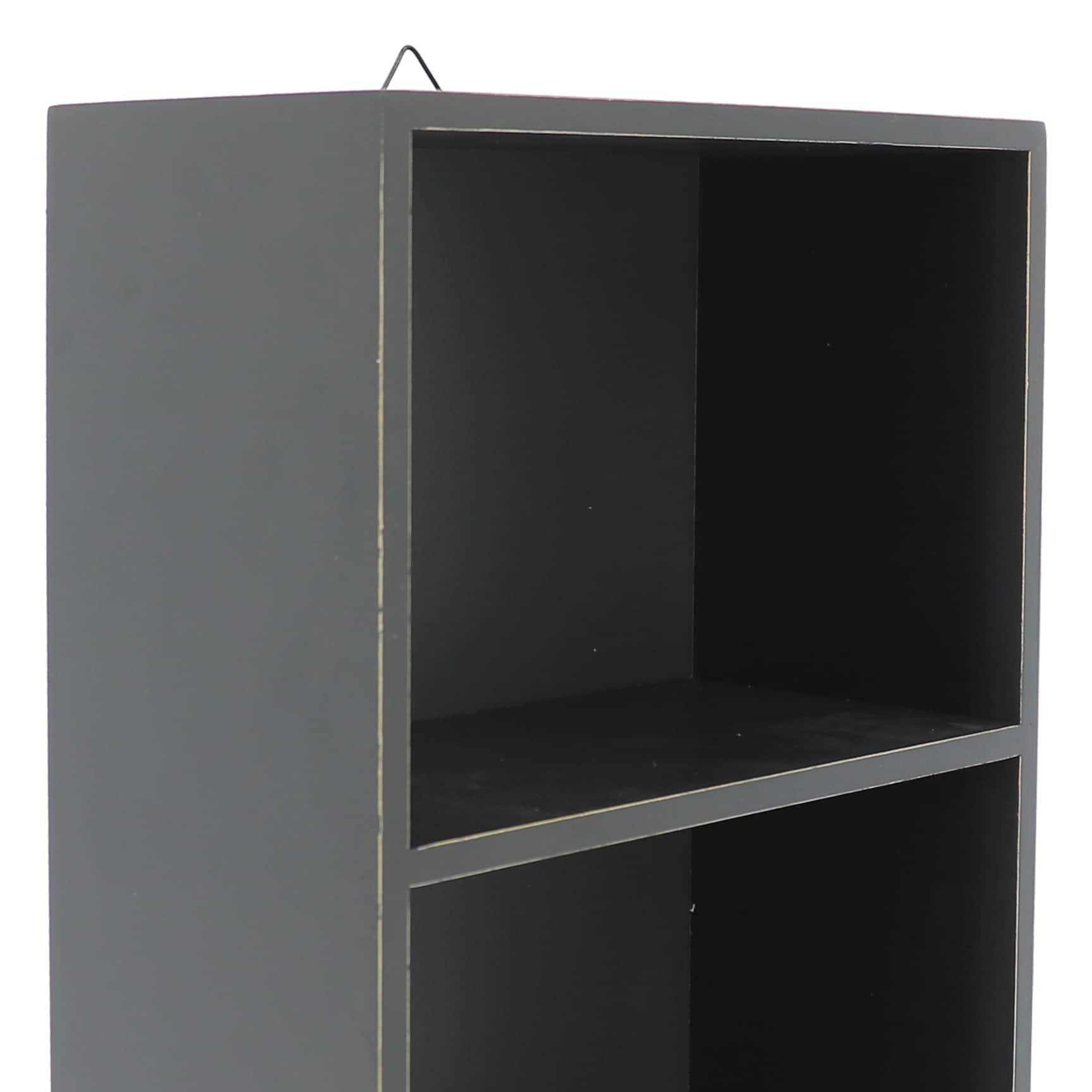 14" Black Shelf Wall Décor by Ashland®