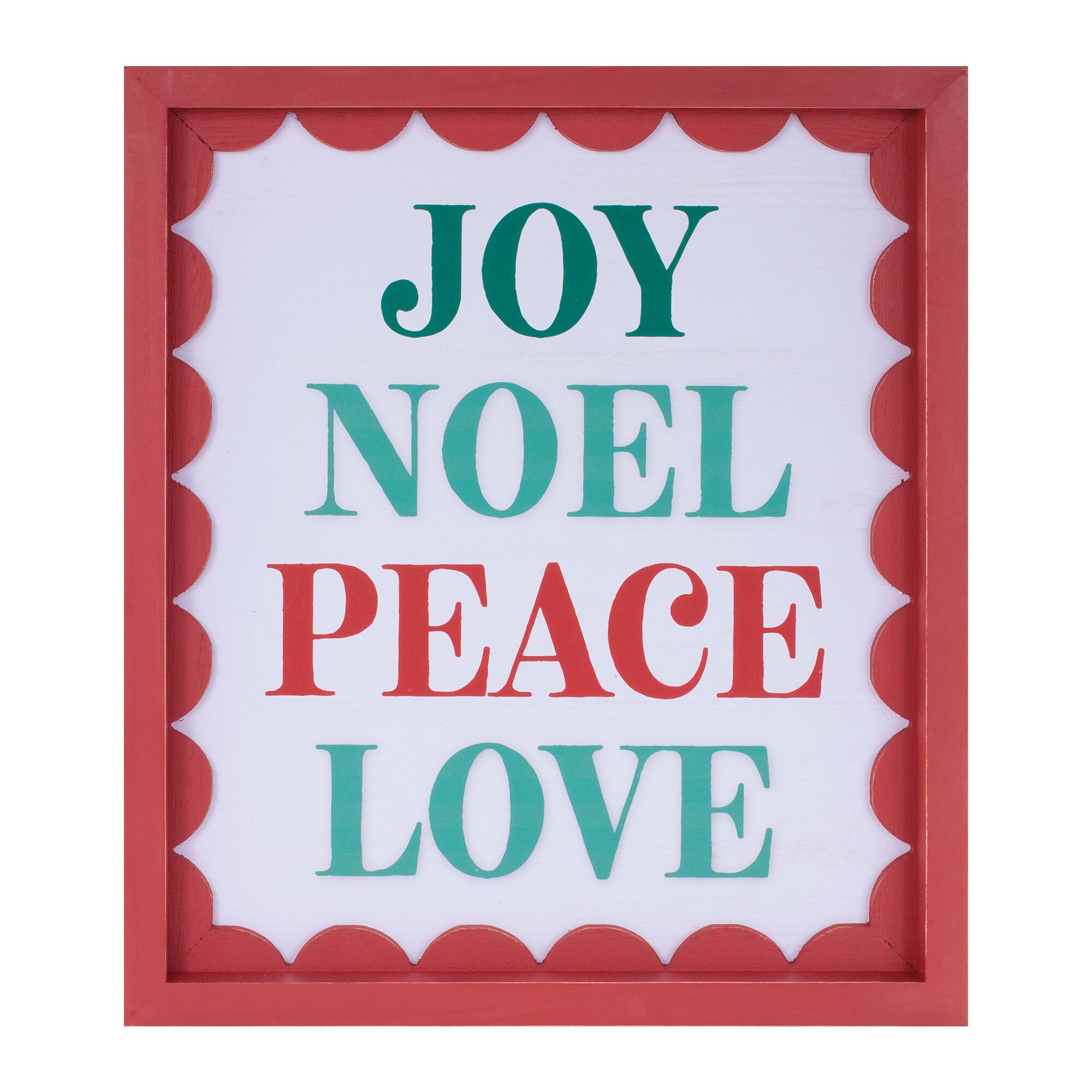 Melrose 11" x 12" Framed Christmas Sentiment Wall Art Set