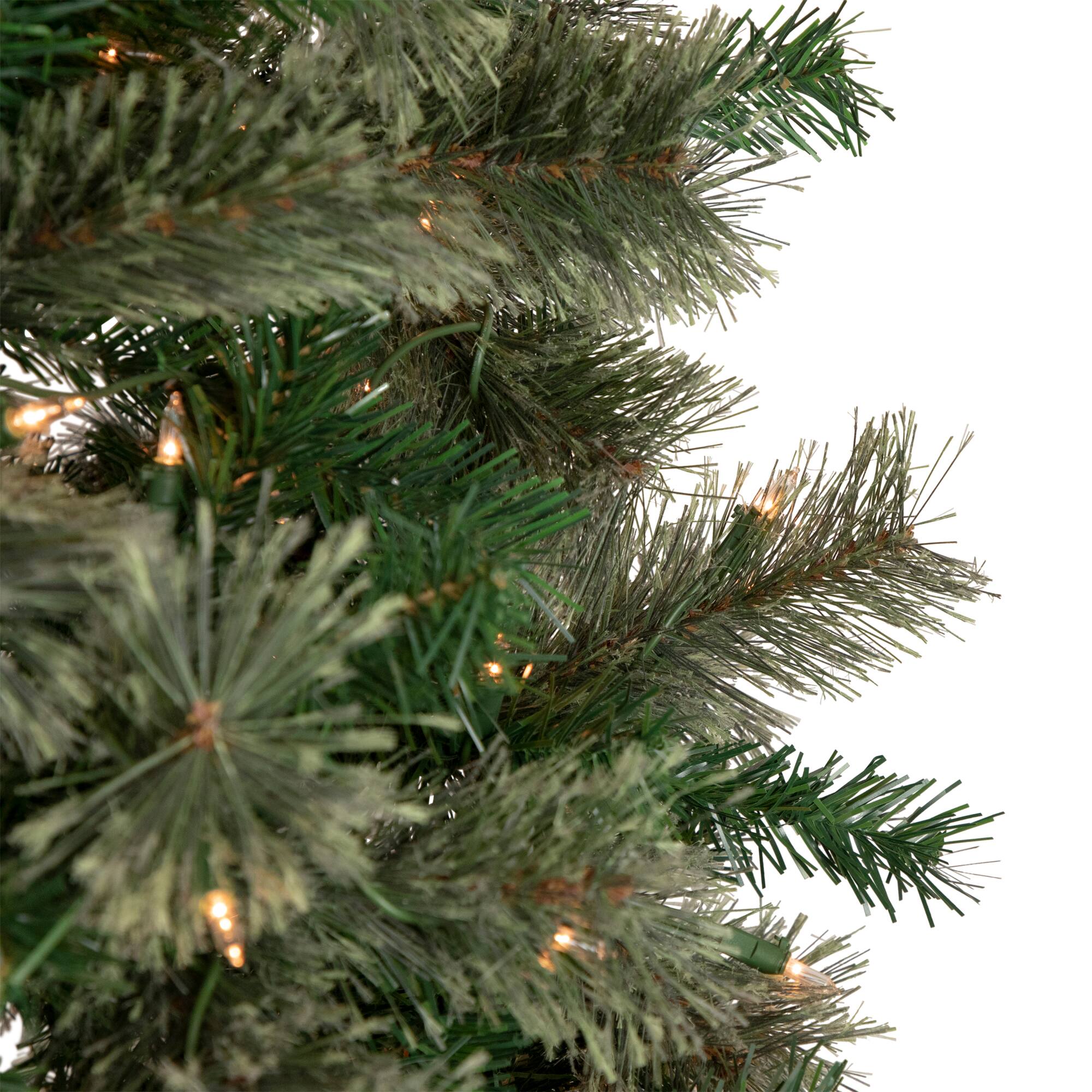 6.5ft. Pre-Lit Oregon Cashmere Pine Artificial Christmas Tree, Clear Lights