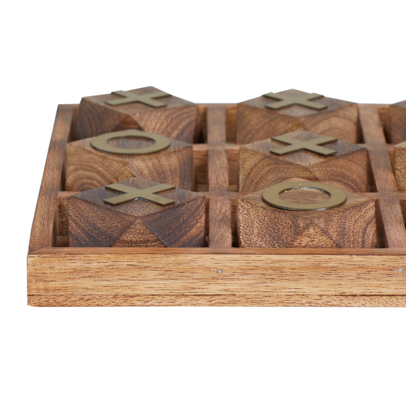 Brown Glam Game Set, 8" x 8" x 1"