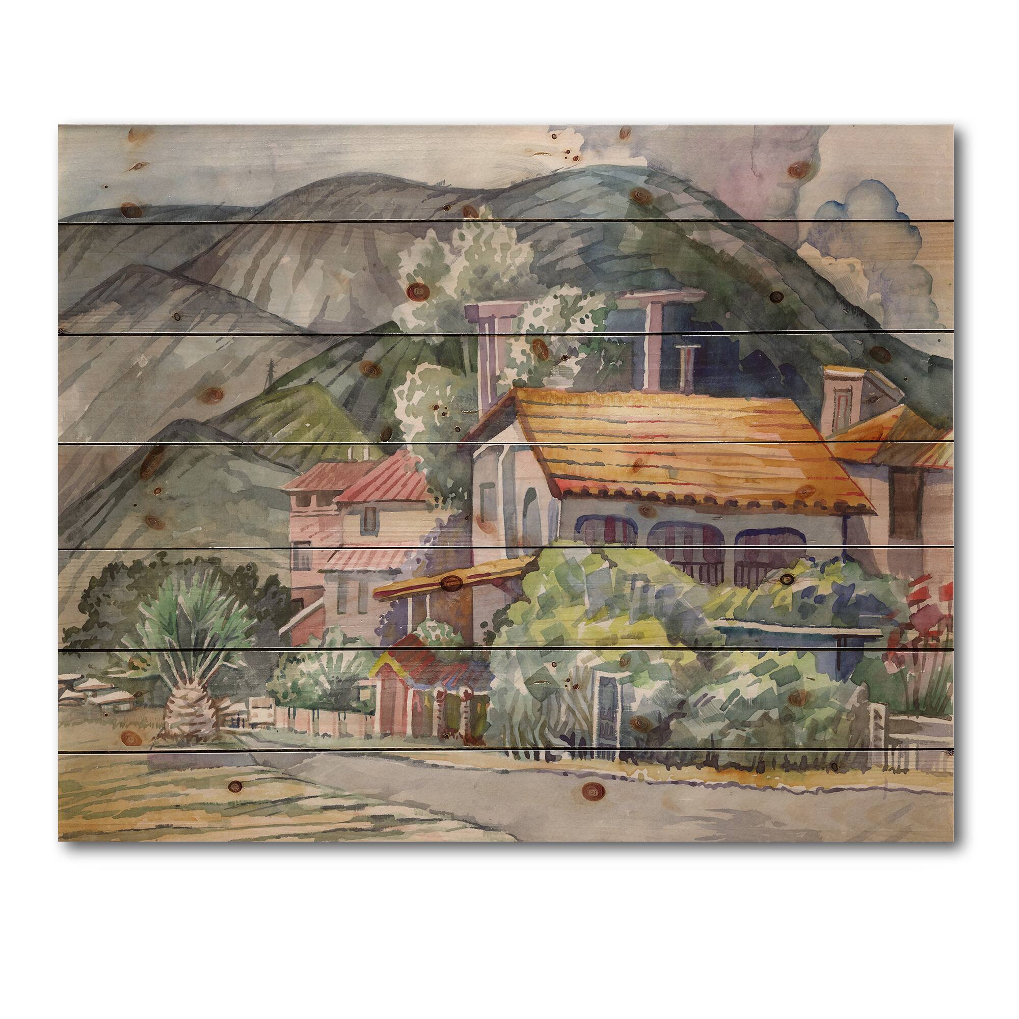 Designart - Greek Landscape Off The Coast Of The Aegean Sea