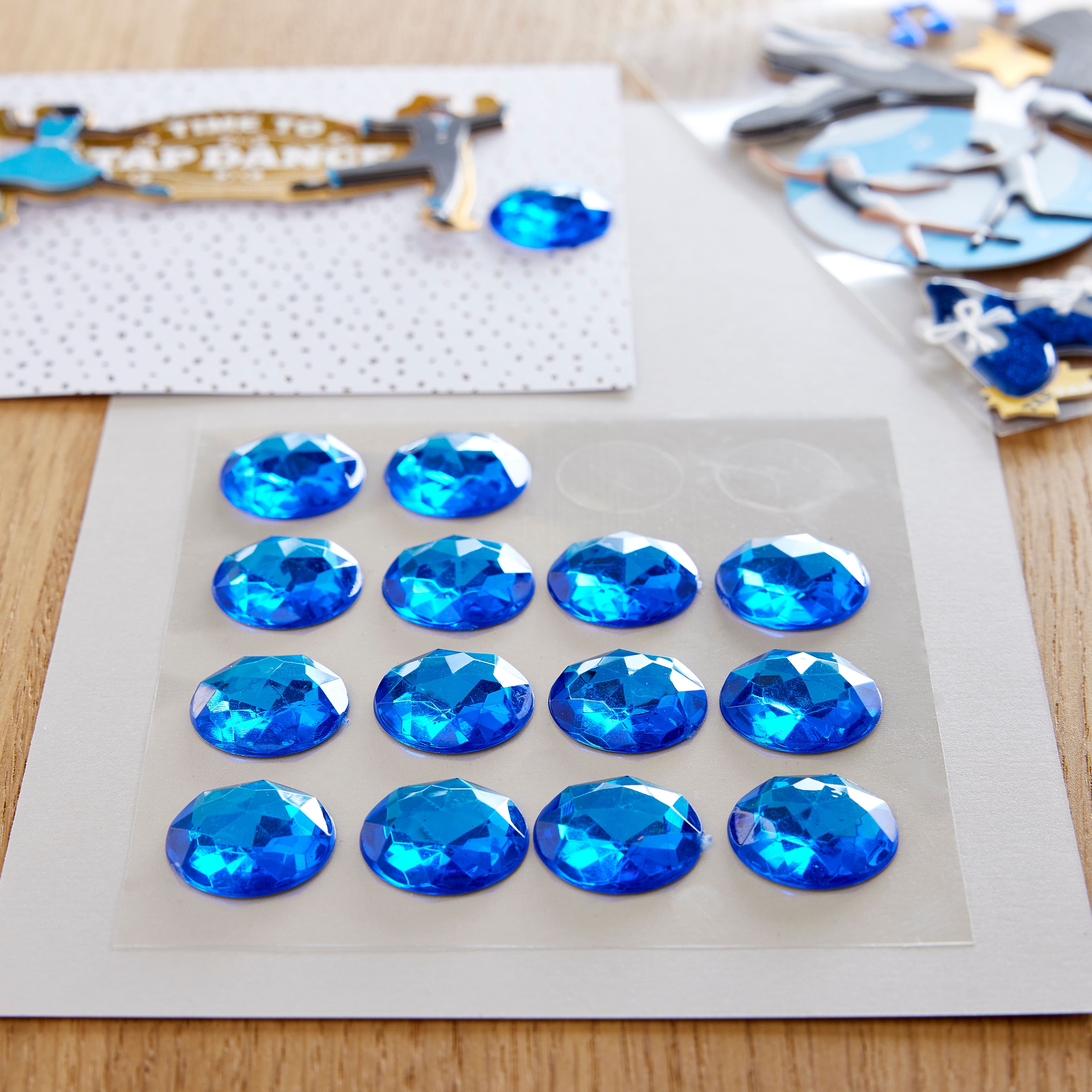 12 Packs: 16 ct. (192 total) Large Rhinestone Stickers by Recollections™