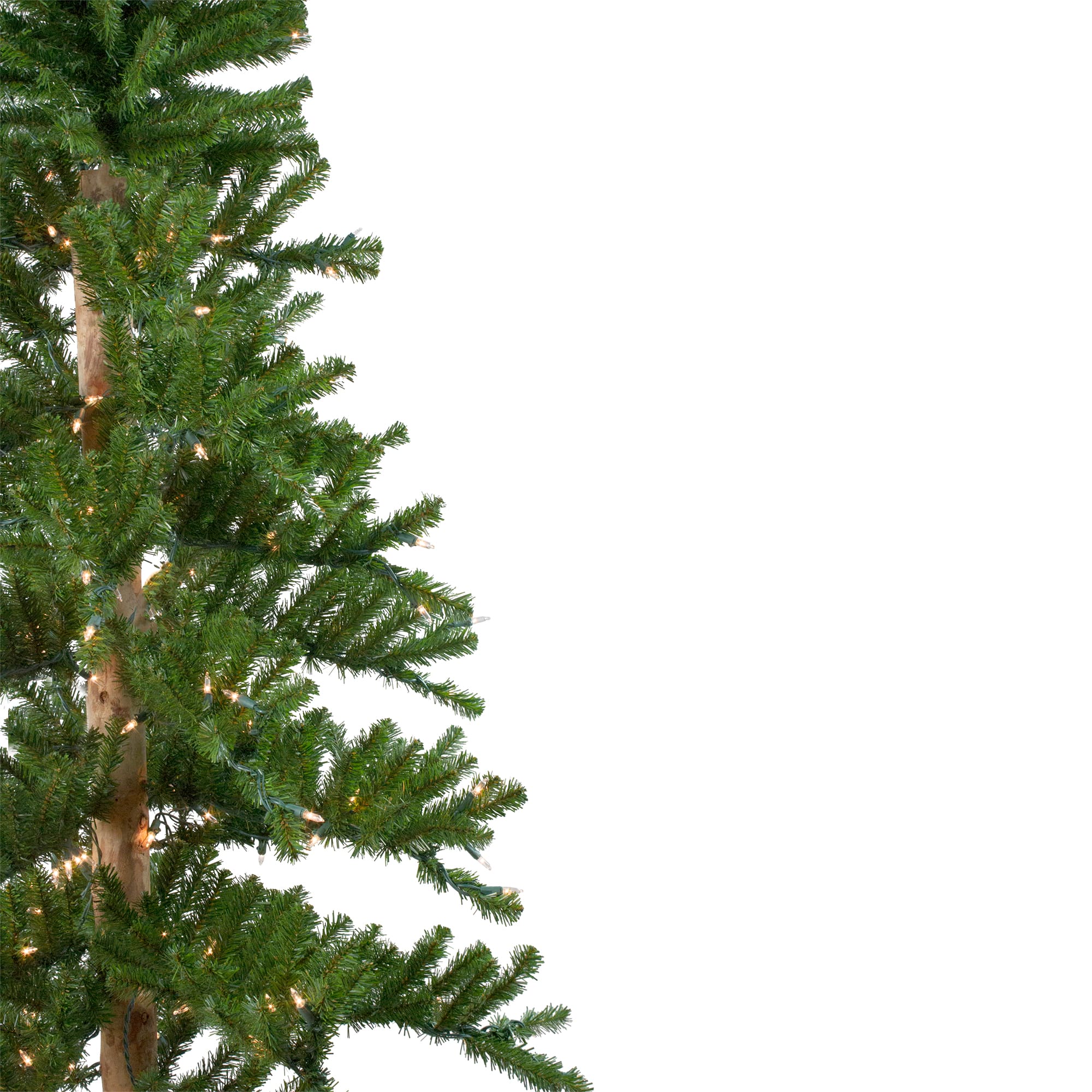 6ft. Pre-Lit Alpine Artificial Christmas Tree, Clear Lights