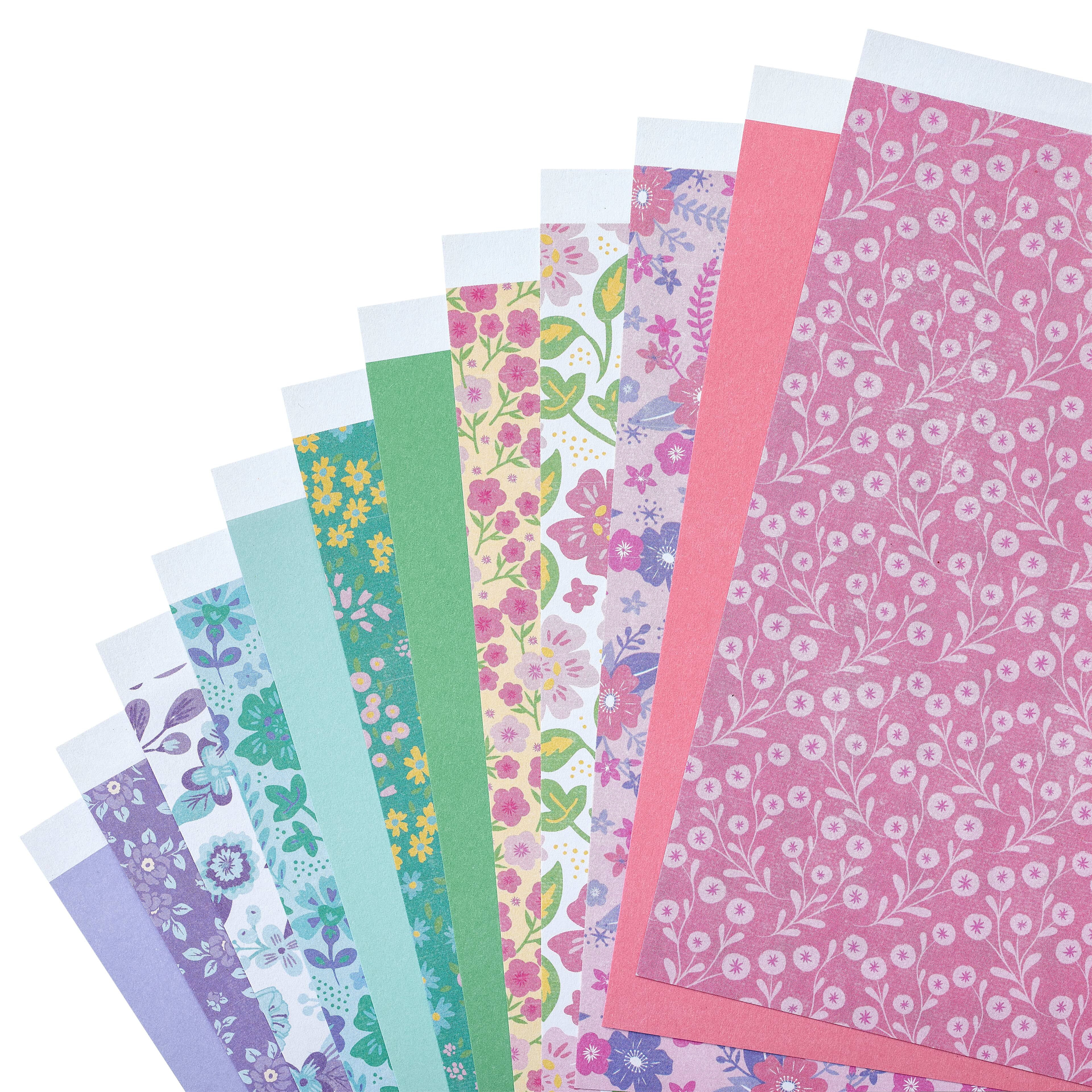 Ditsy Floral Paper Pad by Recollections™, 6" x 6"