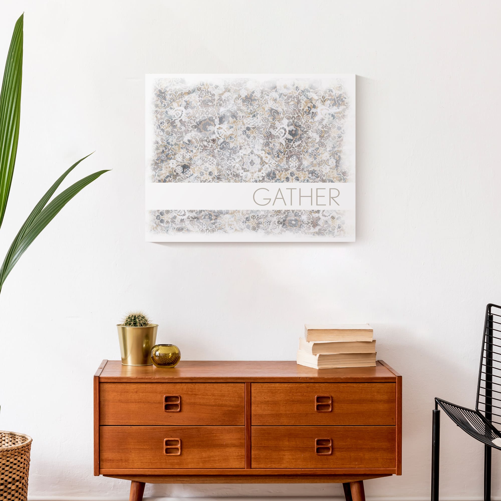 Faded Gather Canvas Wall Art