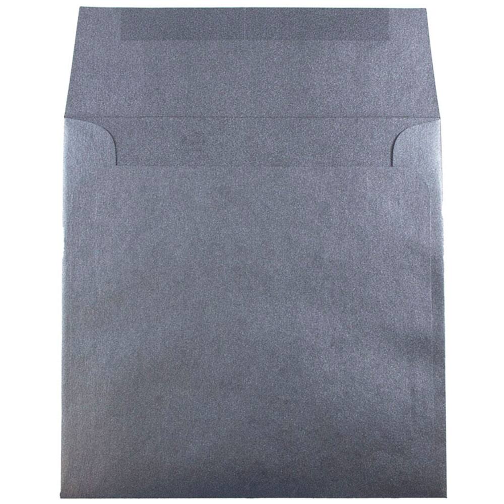 JAM Paper 6.5" x 6.5" Square Metallic Invitation Envelopes, 25ct.