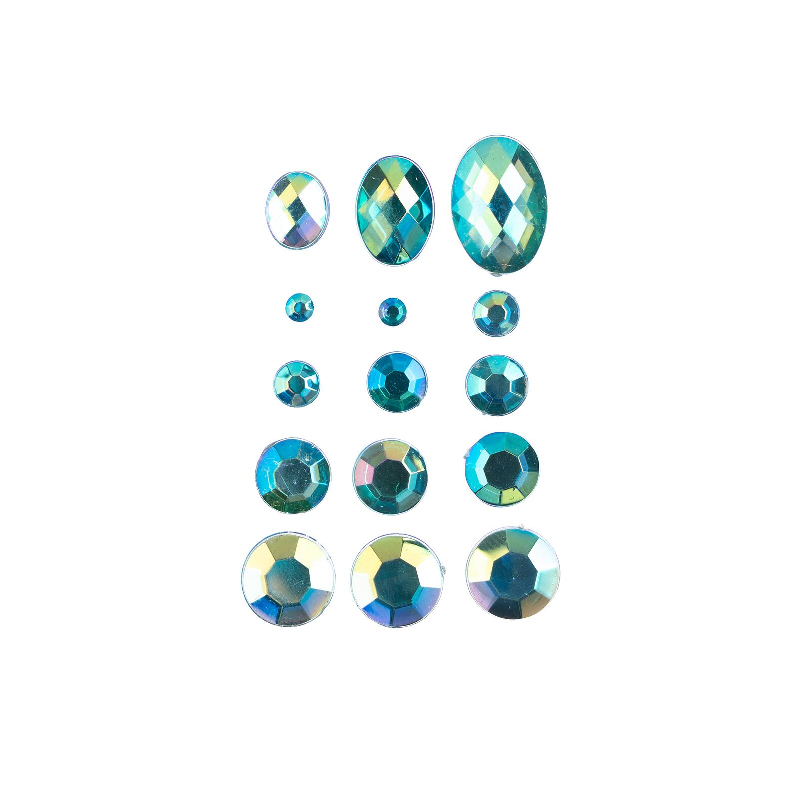 John Bead Round & Oval Acrylic Flatback Rhinestones in Box