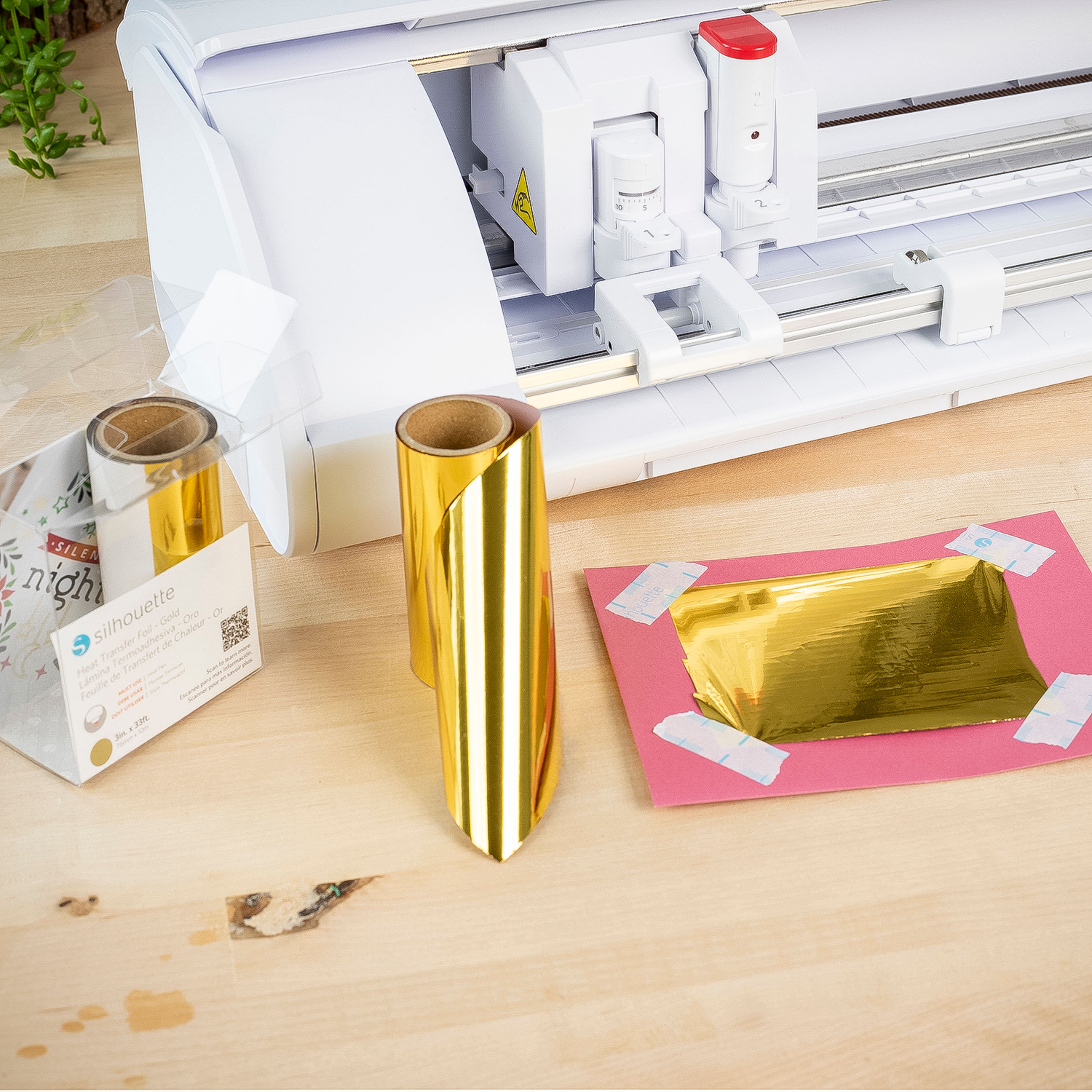 Silhouette Gold Heat Transfer Foil Rolls, 2ct.