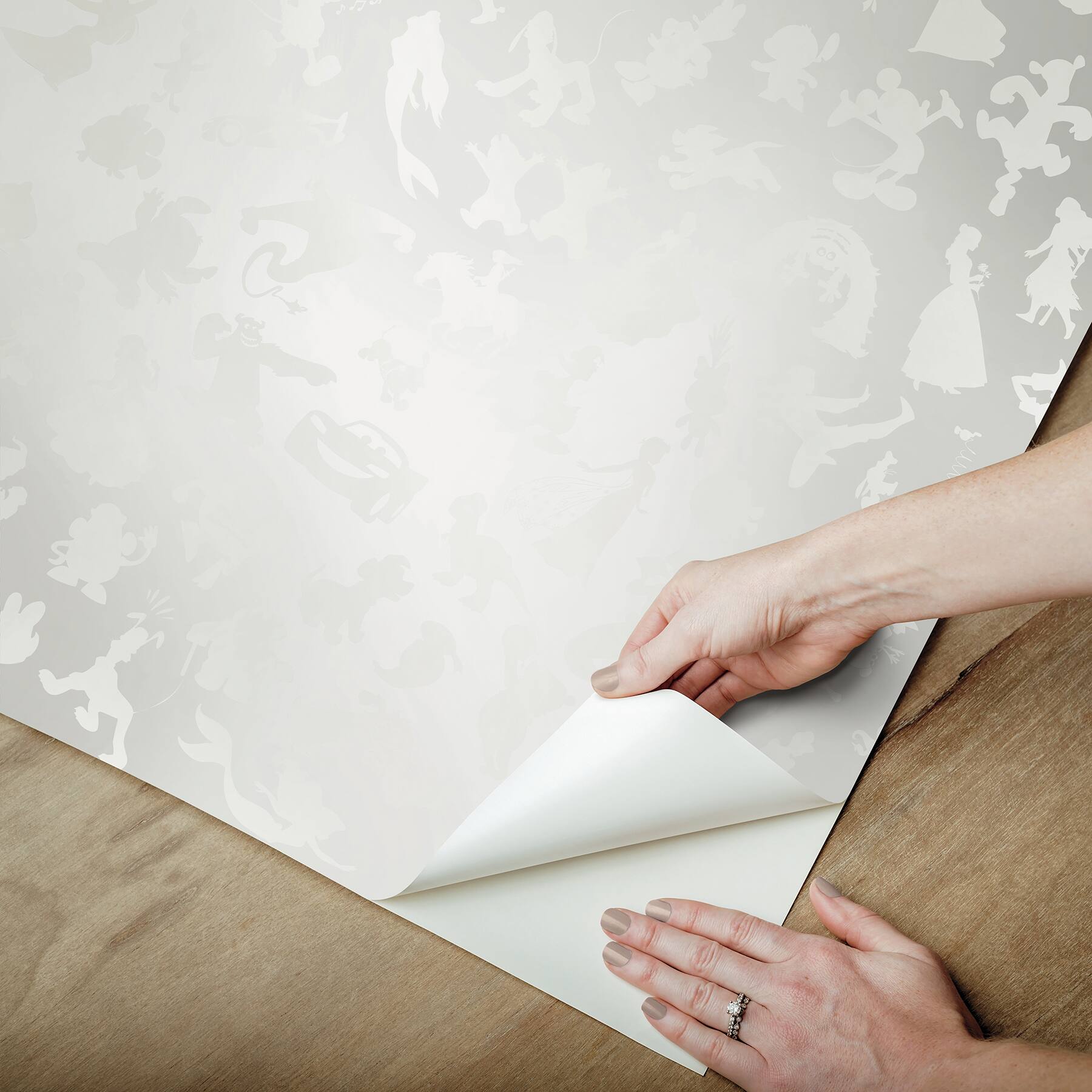 RoomMates Disney 100th Anniversary Characters Pearl Peel & Stick Wallpaper