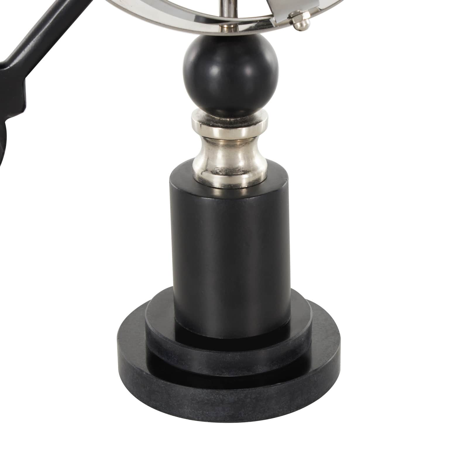 Black Stainless Steel Metal Armillary Globe