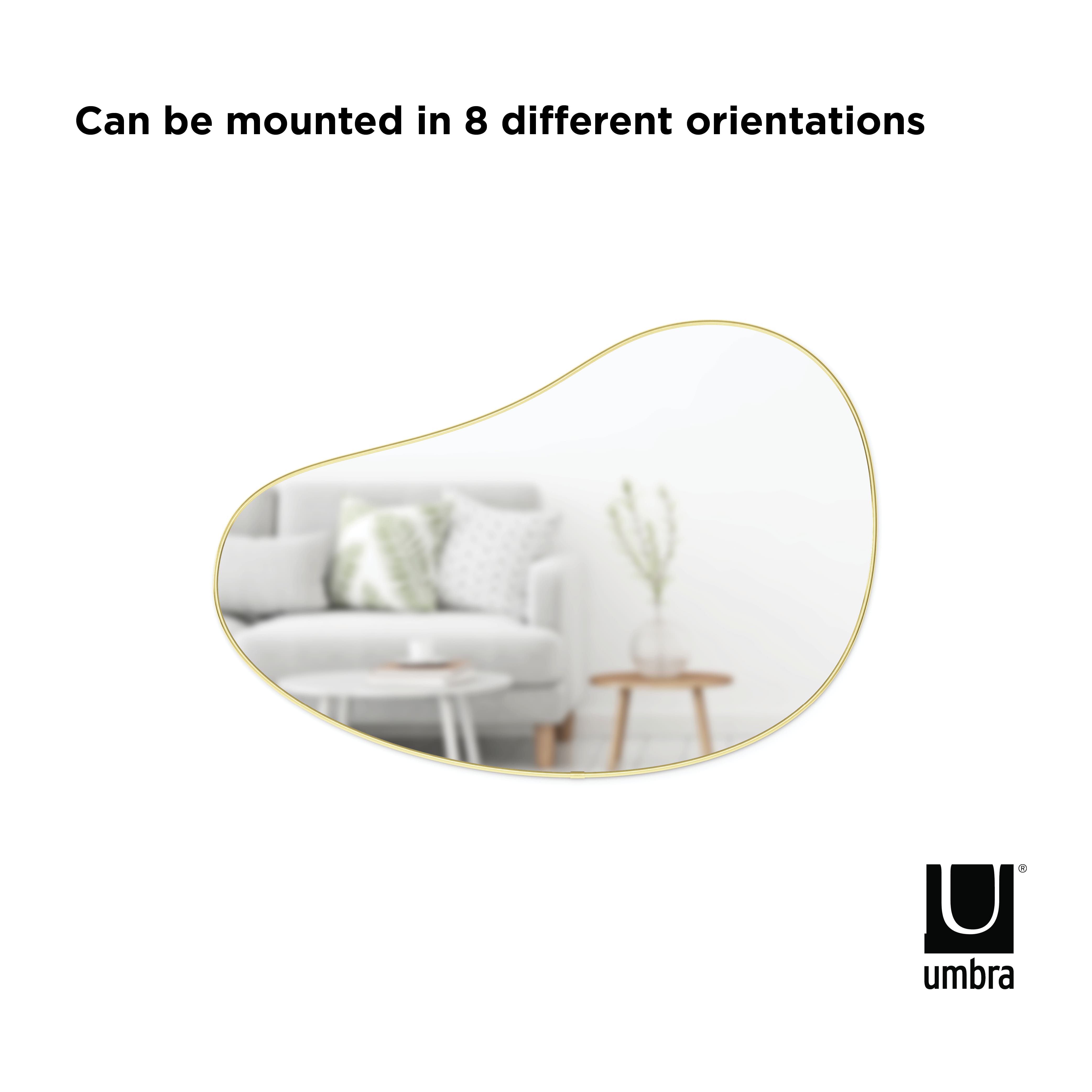 Umbra 36" Brass Hubba Pebble Mirror