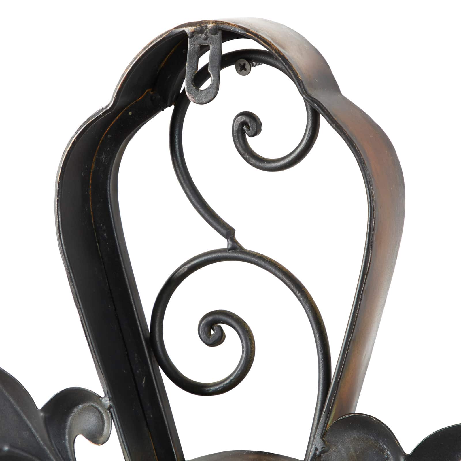 Brown Metal Traditional Wall Decor, 31" x 23"
