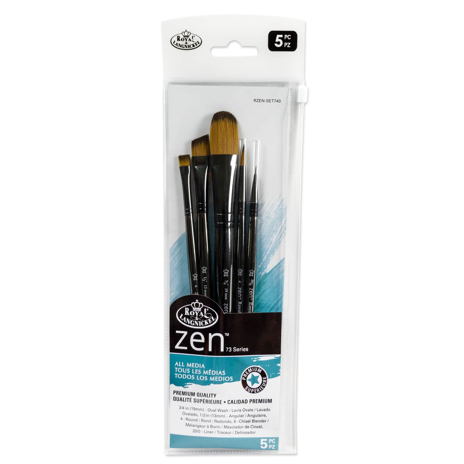 Zen™ Series 73 Premium Brush Set