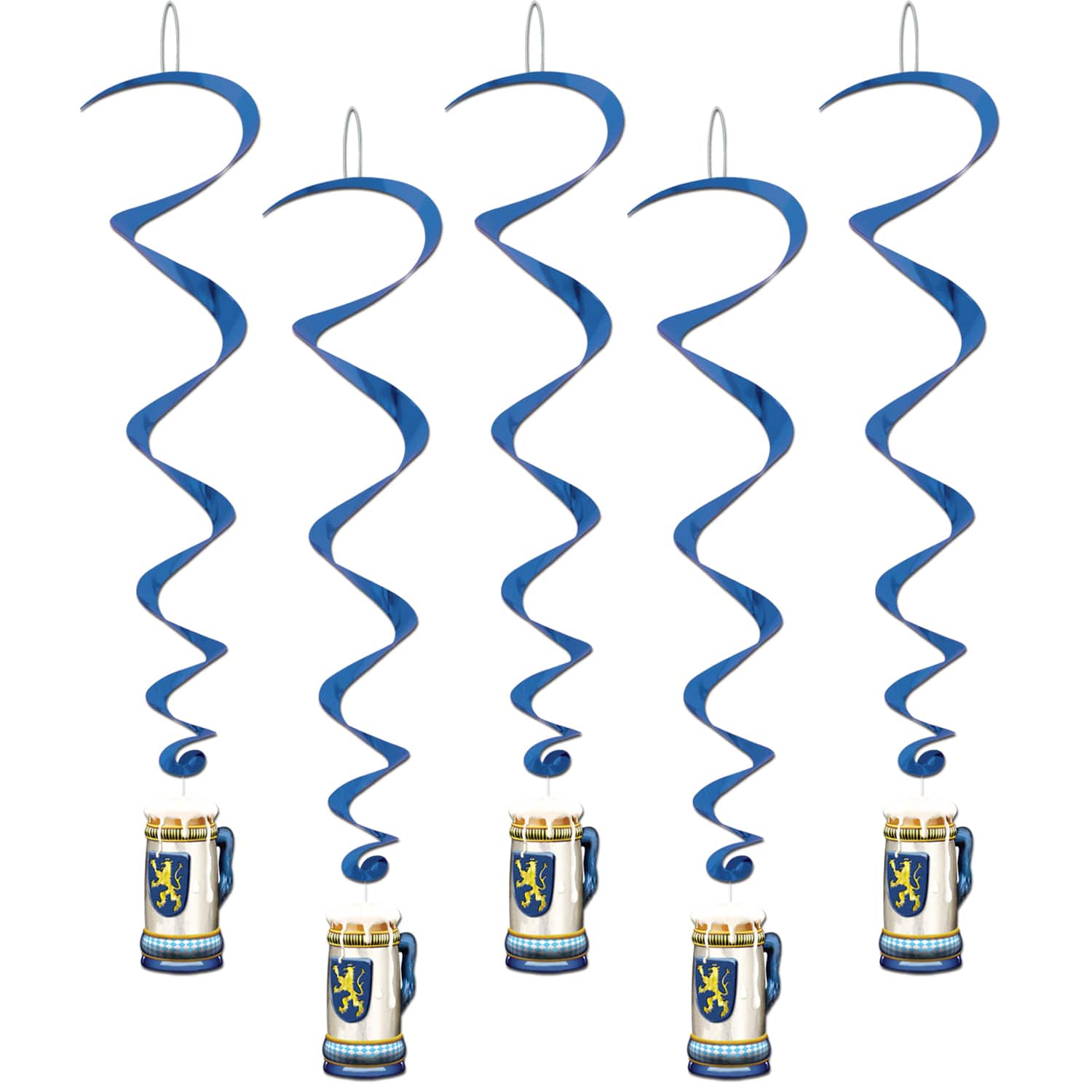 Beistle 40" Oktoberfest Whirls, 10ct.