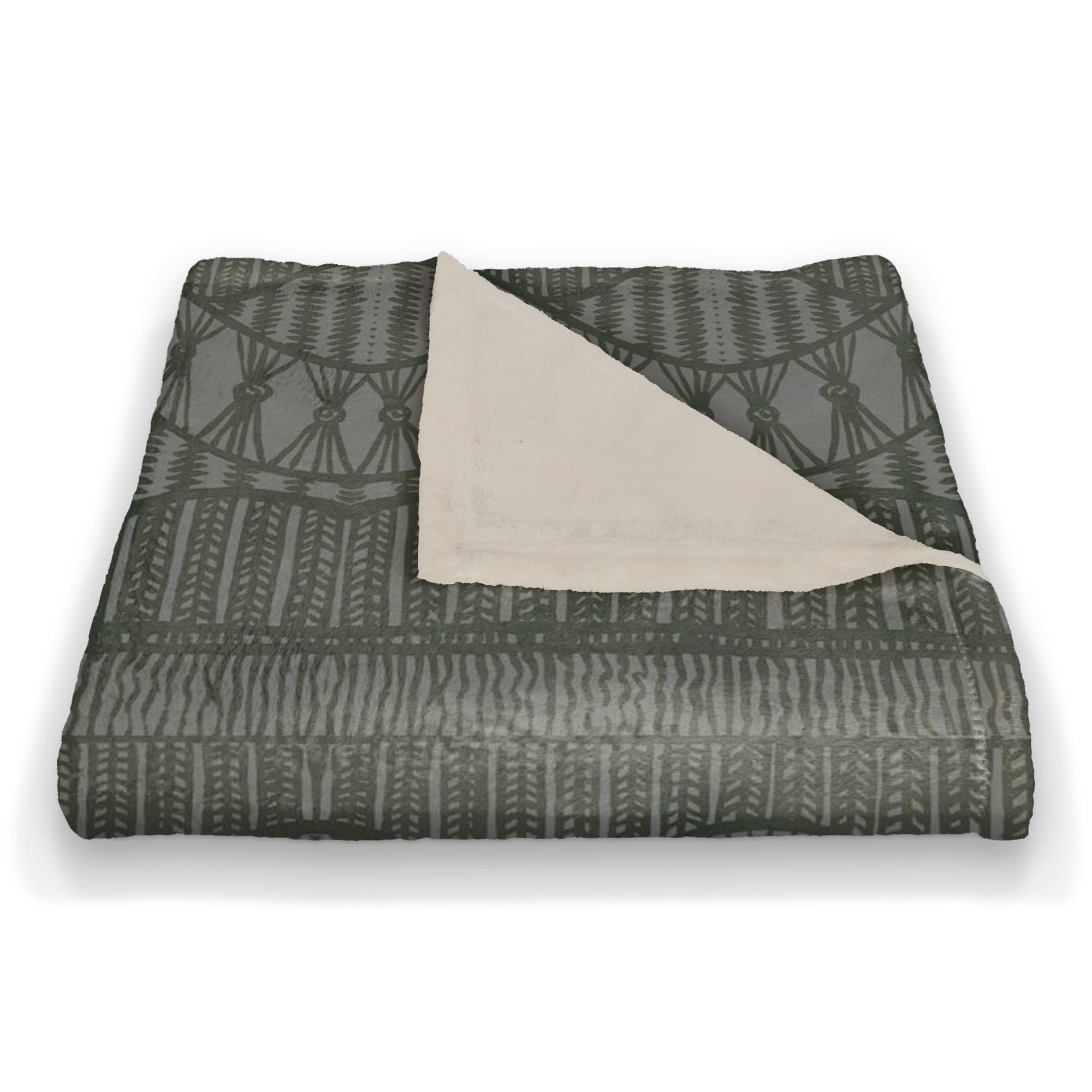 Lace Pattern Coral Fleece Blanket