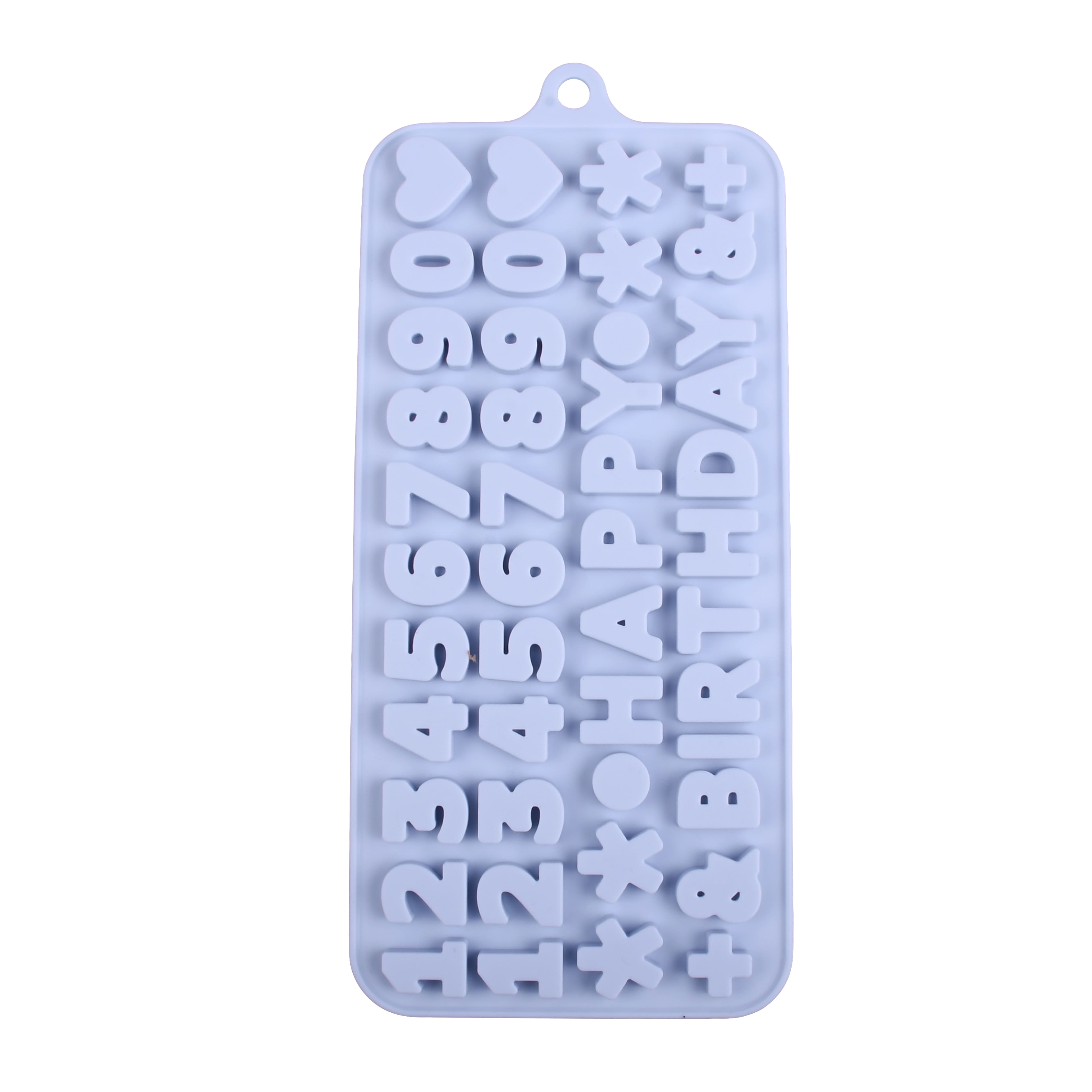 Birthday Numbers  Silicone Candy Mold by Makery™