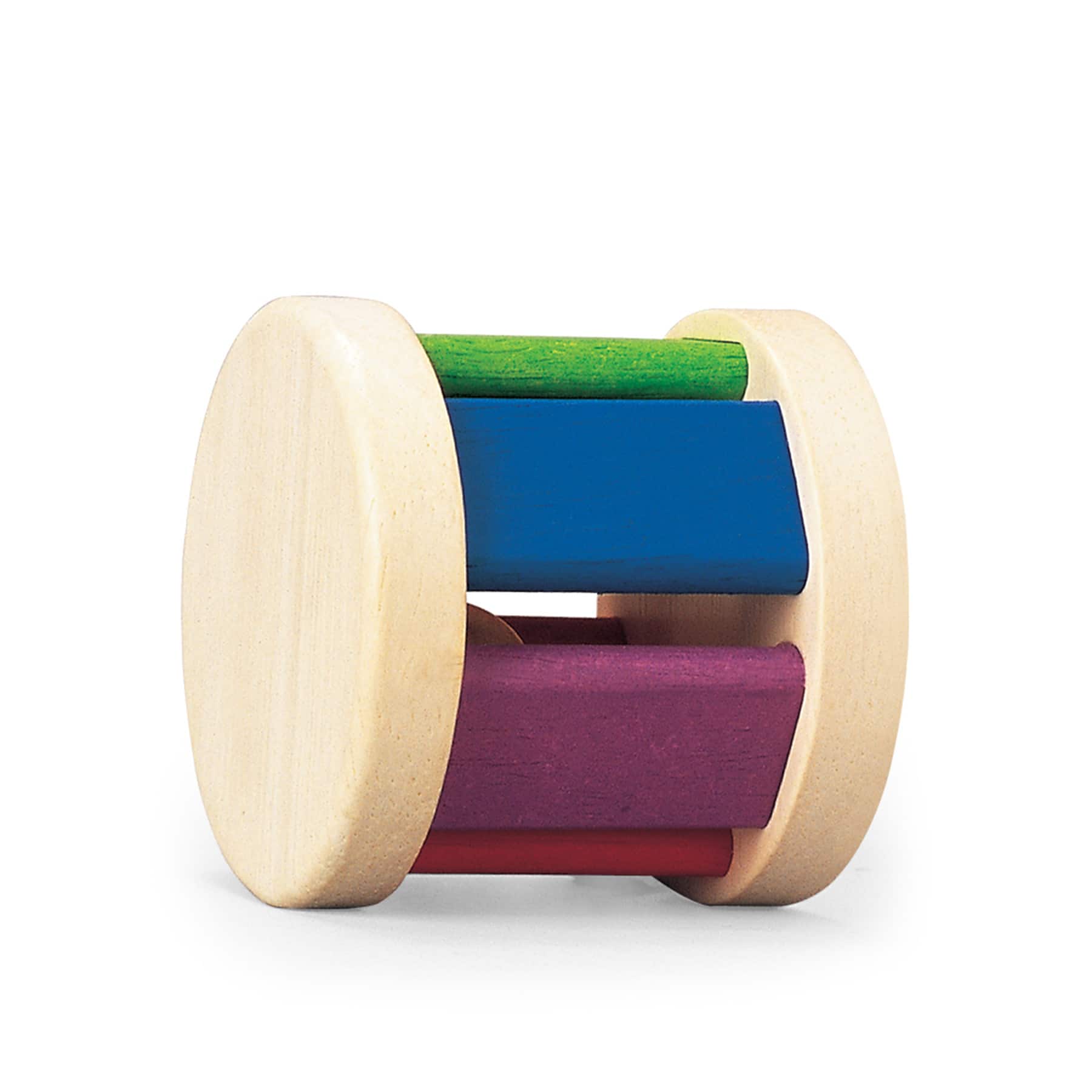 PlanToys 2.5" Classic Roller Wooden Baby Toy