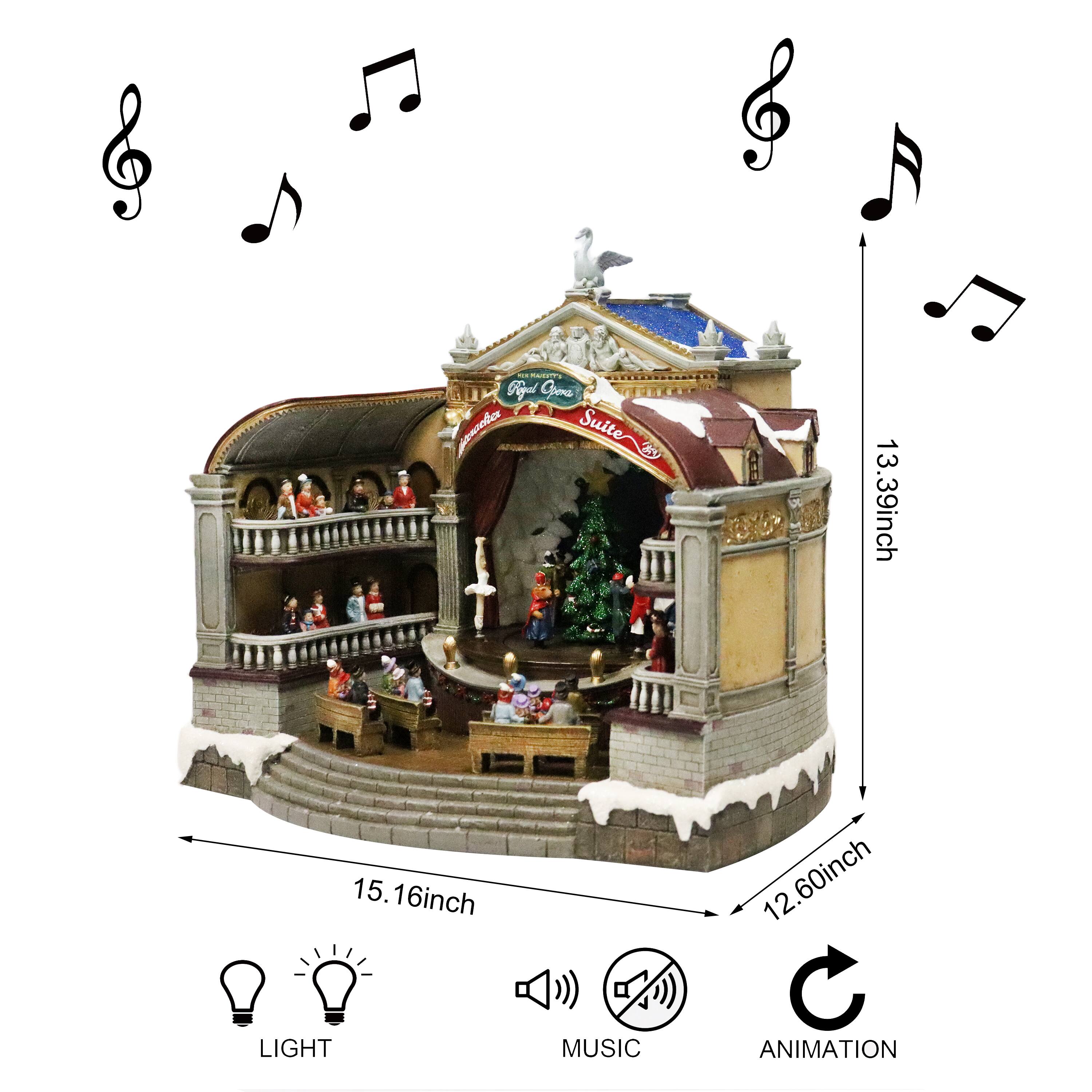 Moments in Time 13.4” Animated Opera House Décor