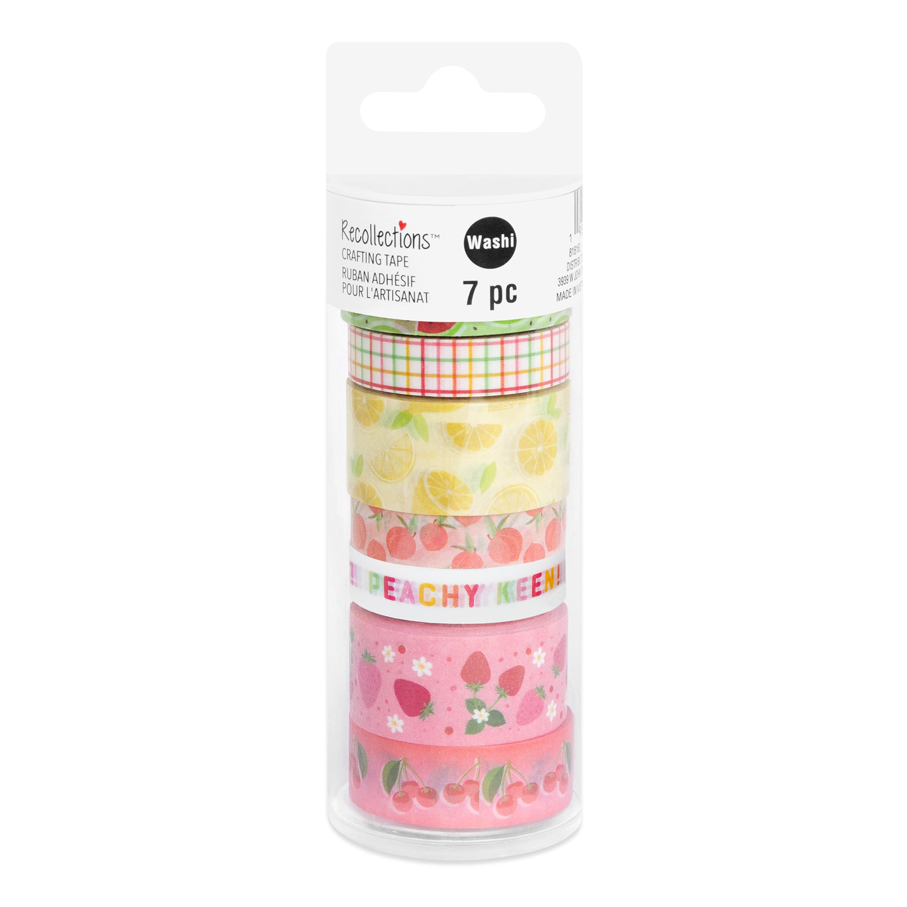 7-Piece Fruit Washi Tape Tube by Recollections™
