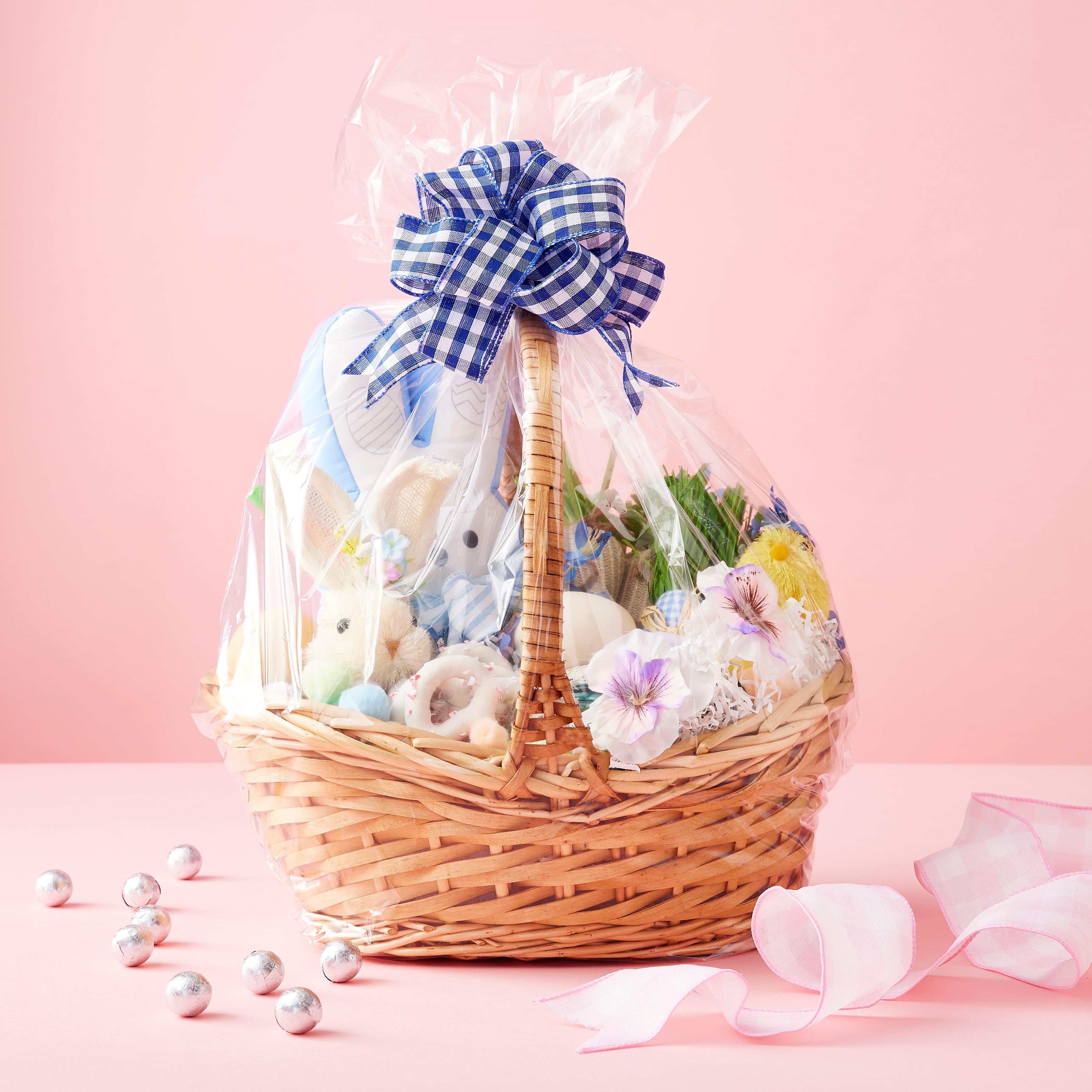 12 Packs: 12 ct. (144 total) Large Clear Basket Gift Bags by Celebrate It™