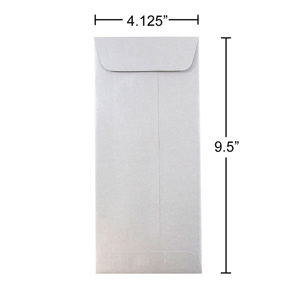 JAM Paper #10 Policy Metallic Business Envelopes, 25ct.