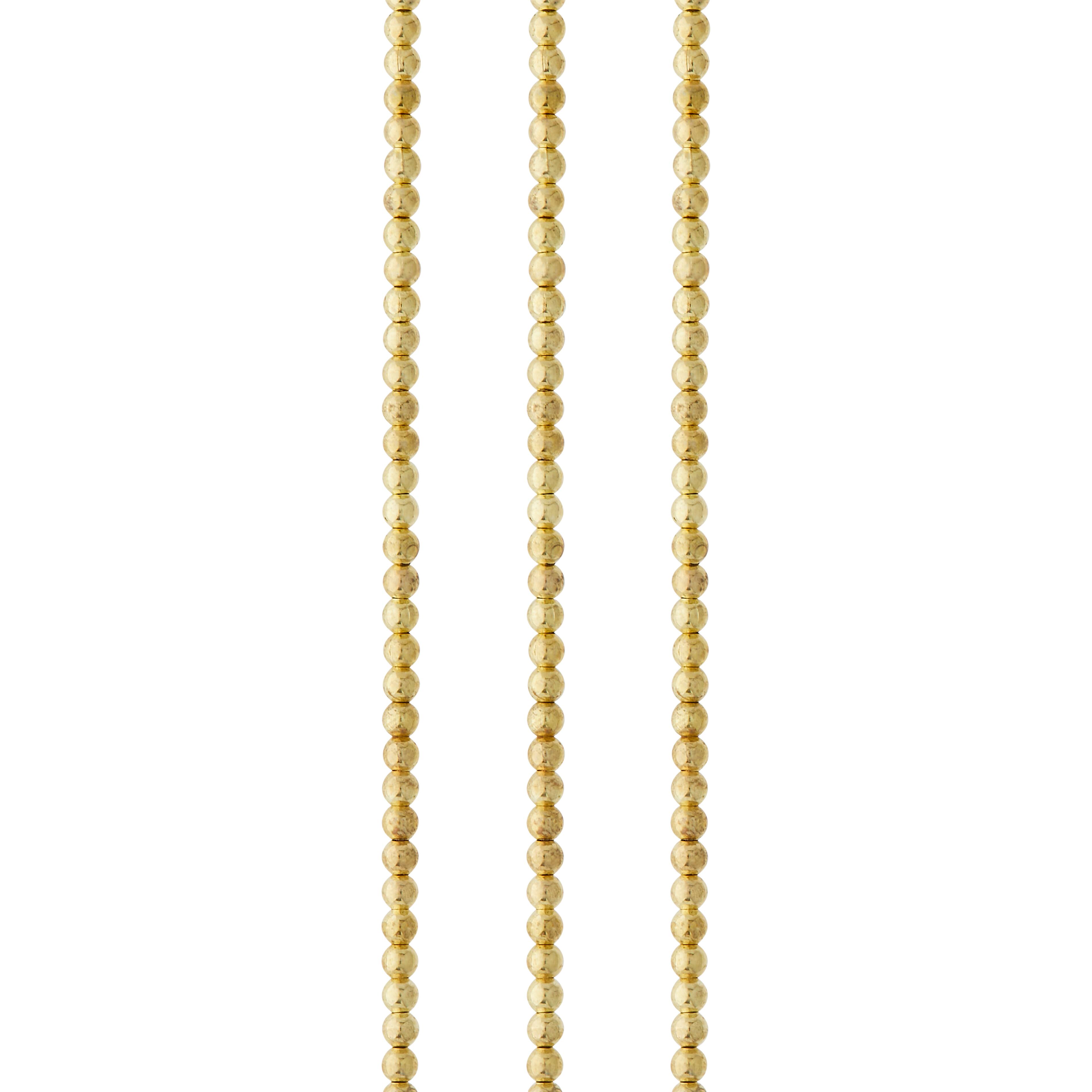 Metallic Gold Round Beads, 2.5mm by Bead Landing™
