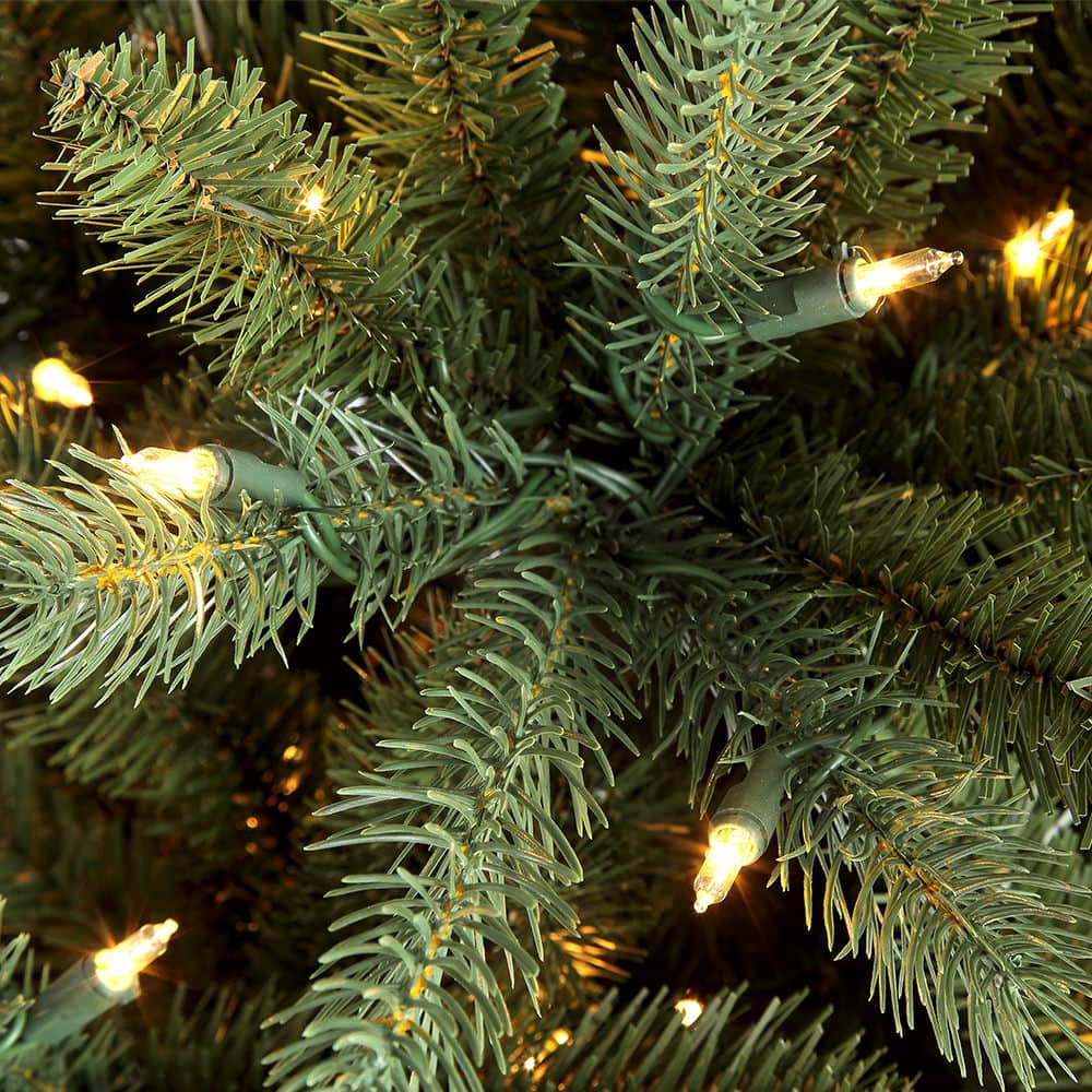 6 Pack: 4.5ft. Pre-Lit Glacier Fir Artificial Christmas Tree, Clear Lights