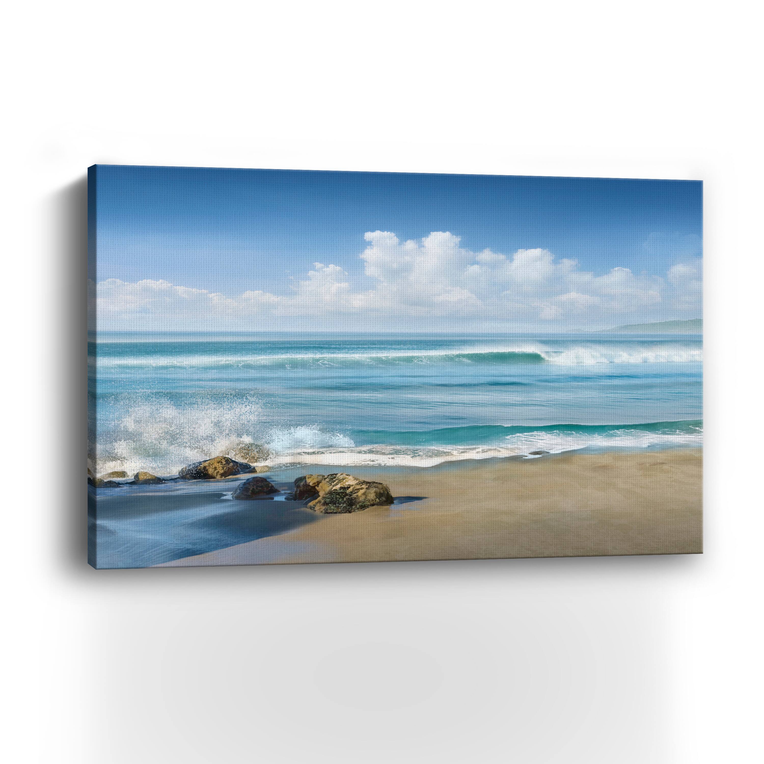 Sweeping Blue Canvas Giclee