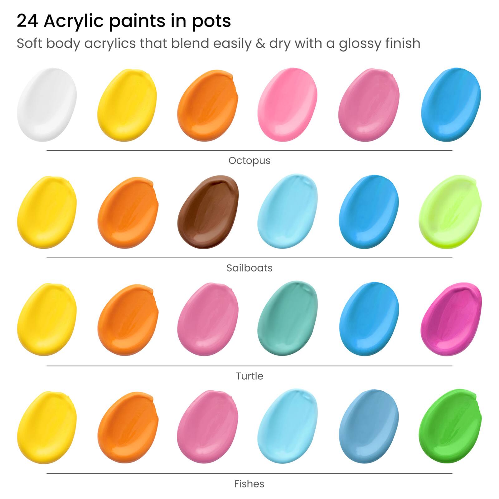 Arteza® Kids Canvas Paint Kit