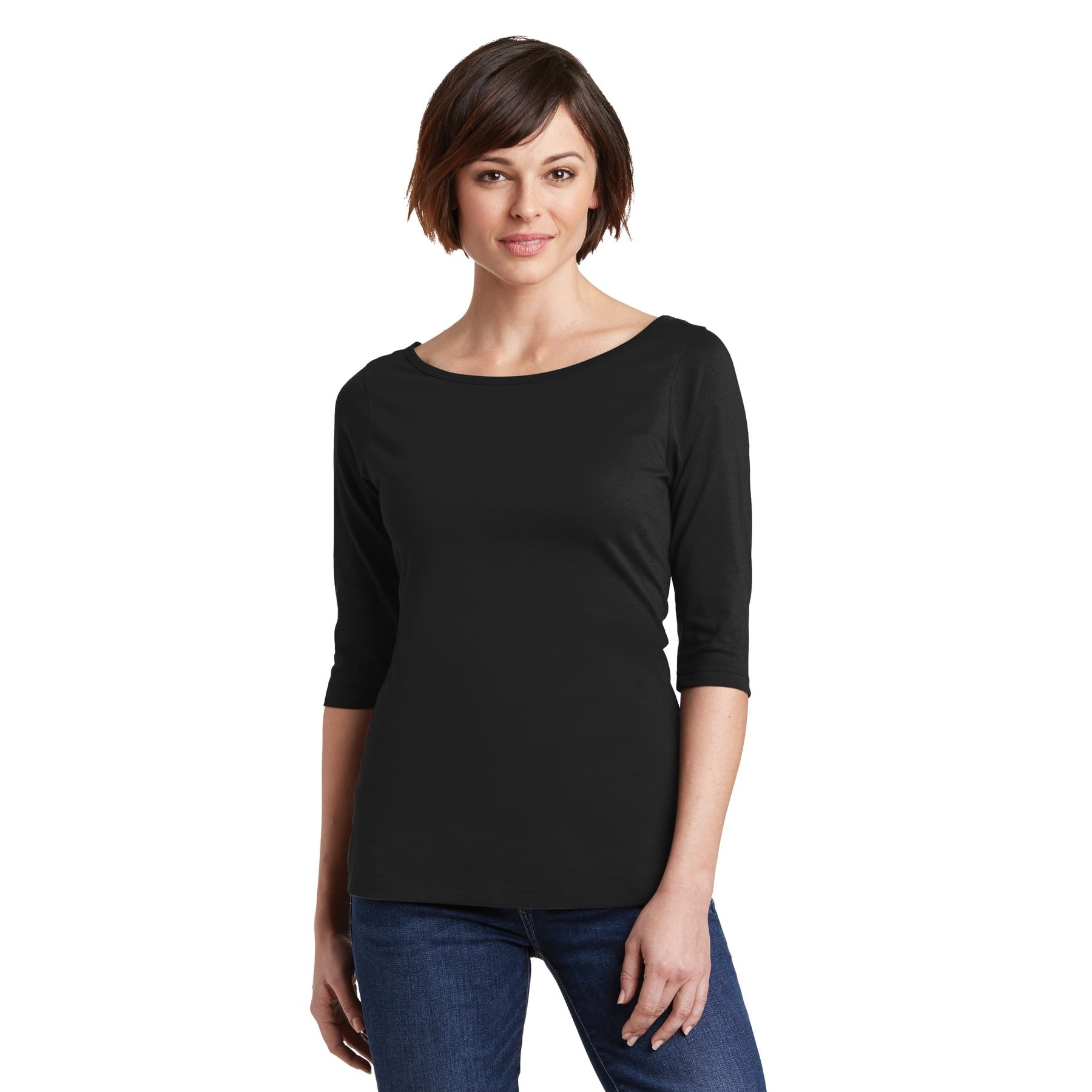 District® Women's Perfect Weight® 3/4 Sleeve T-Shirt