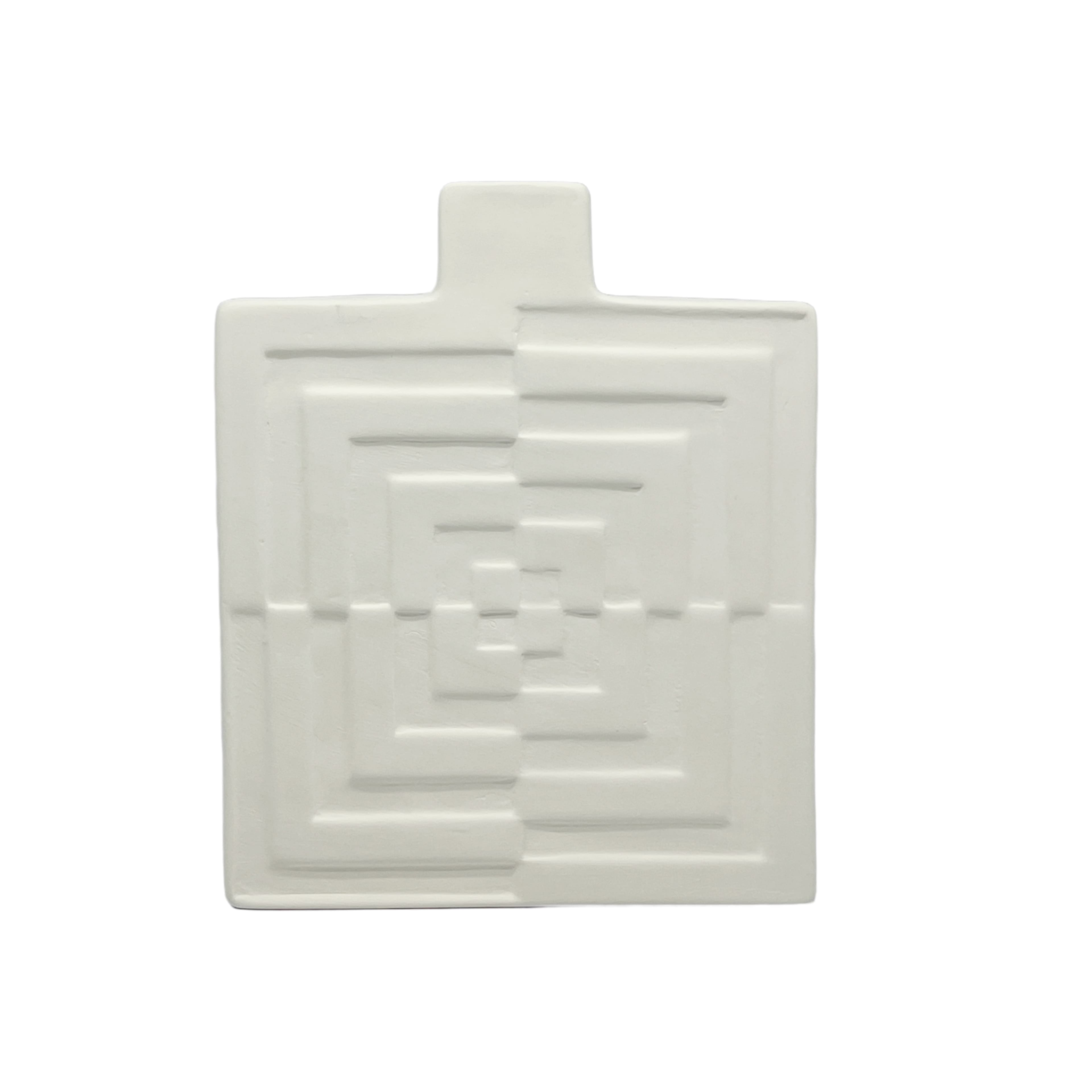 Jonathan Adler x Michaels 7.5" Geometric DIY Square Ceramic Vase