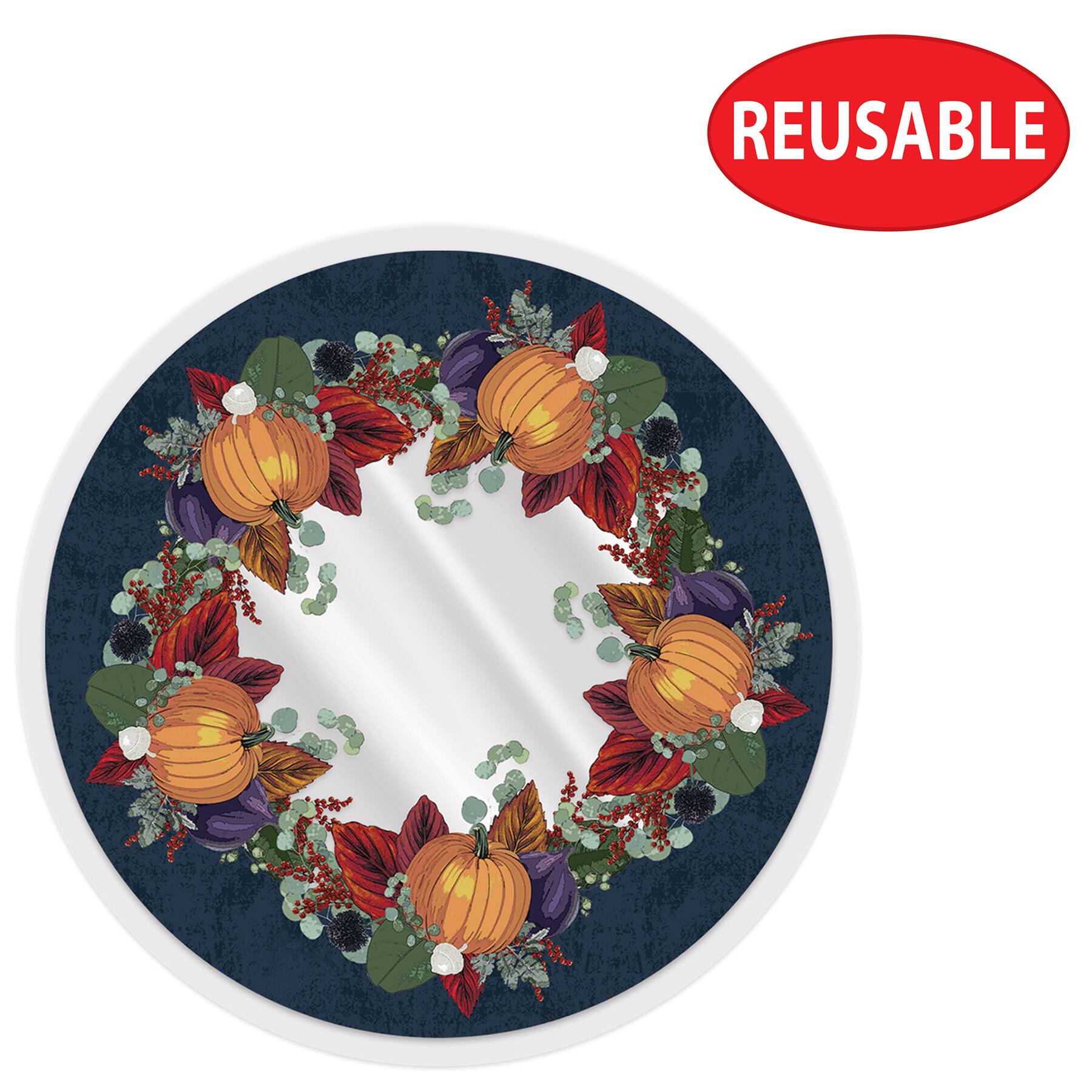 Beistle 13" Fall Thanksgiving Plastic Placemats, 4ct.